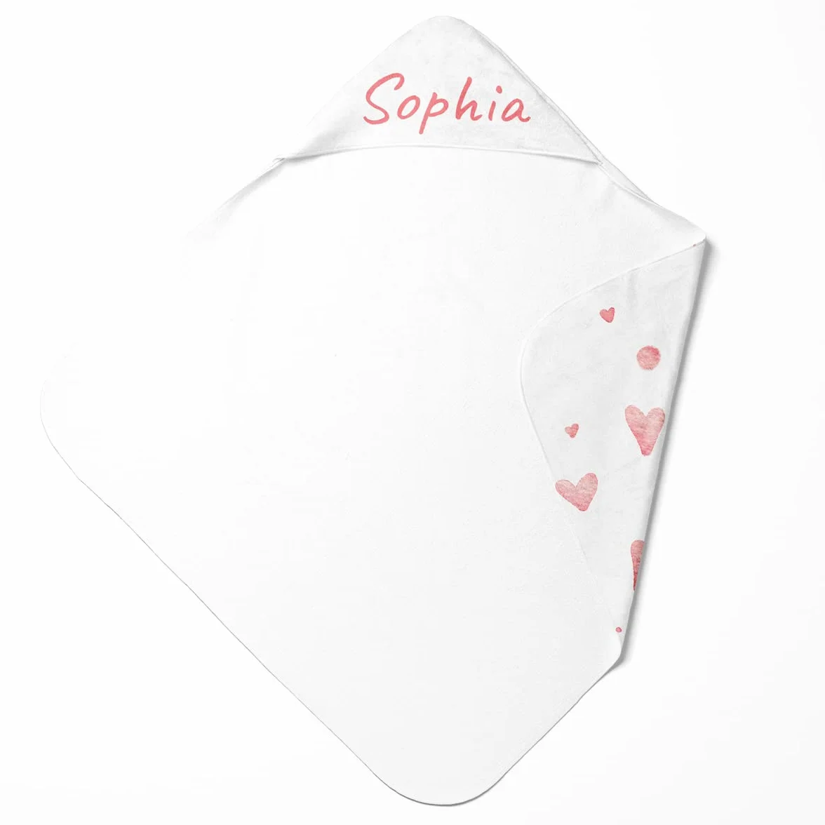 Serviette de Bain à Capuche Personnalisée Bébé Lion | Cape de Bain Personnalisable