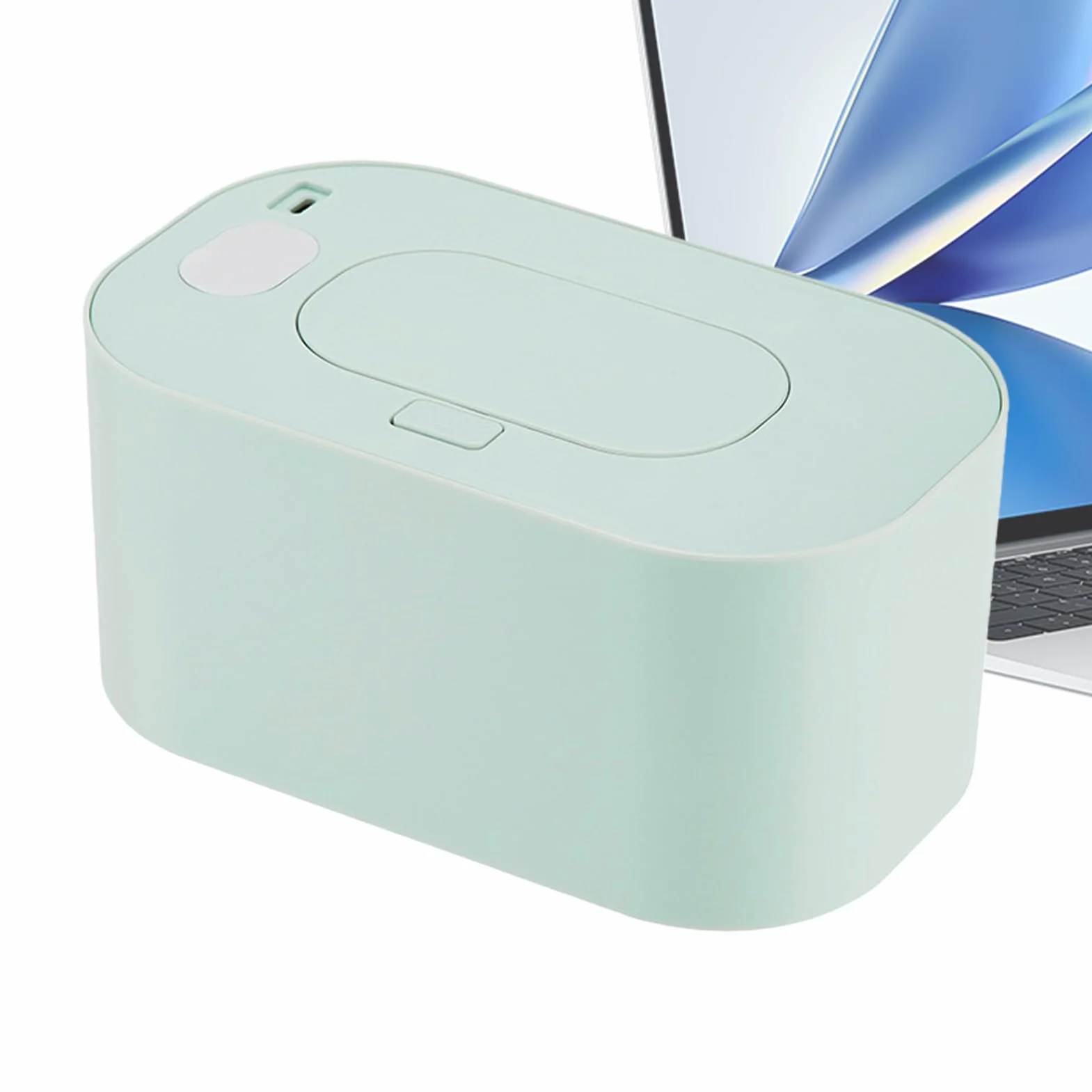 Chauffe-Lingettes Portable, Réchauffeur de Grande Capacité - Distributeur de Lingettes avec Maintien de la Température Constante