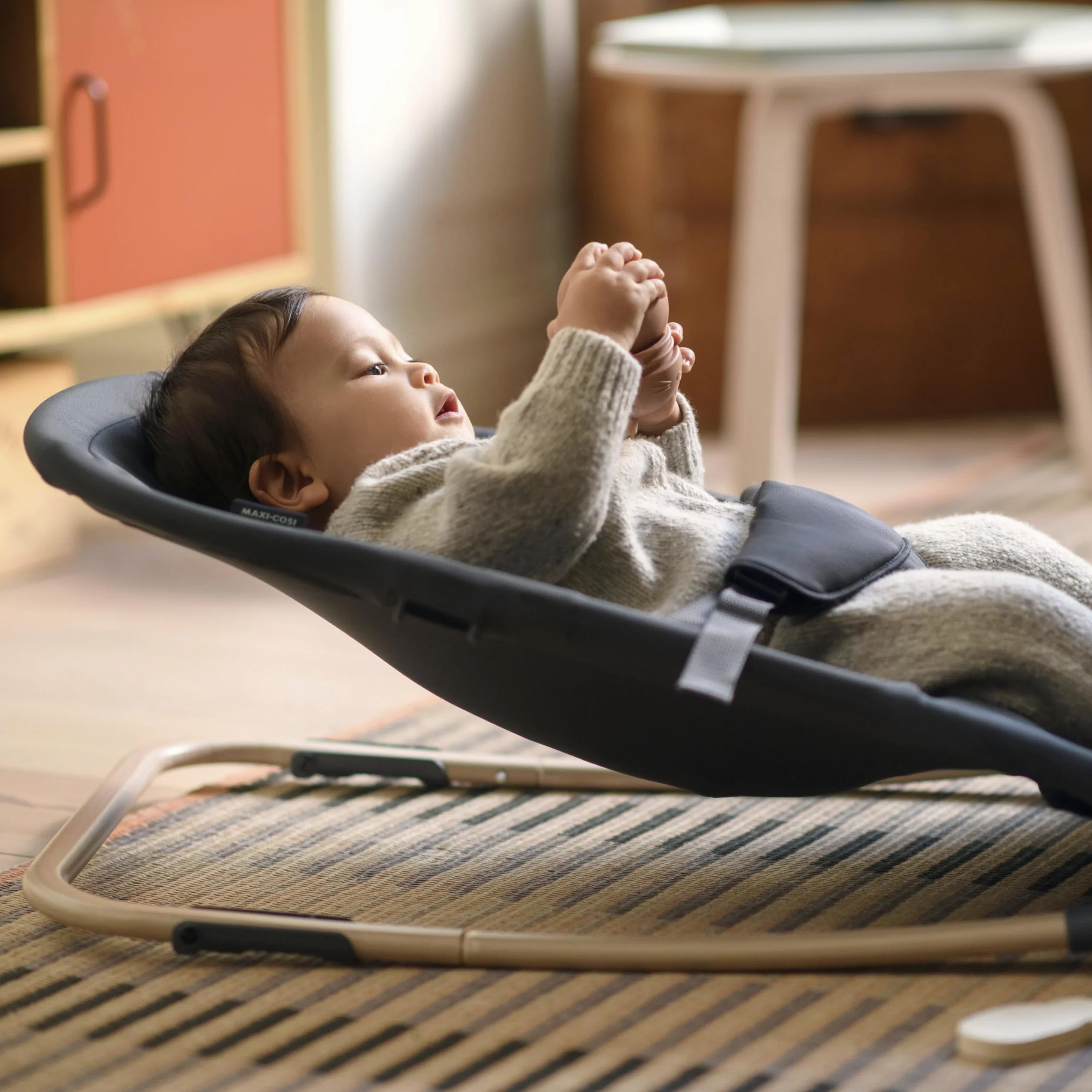 Maxi-Cosi Loa Transat bébé pliage ultra compact 2 positions inclinaison 0-12 kg Beyond Graphite