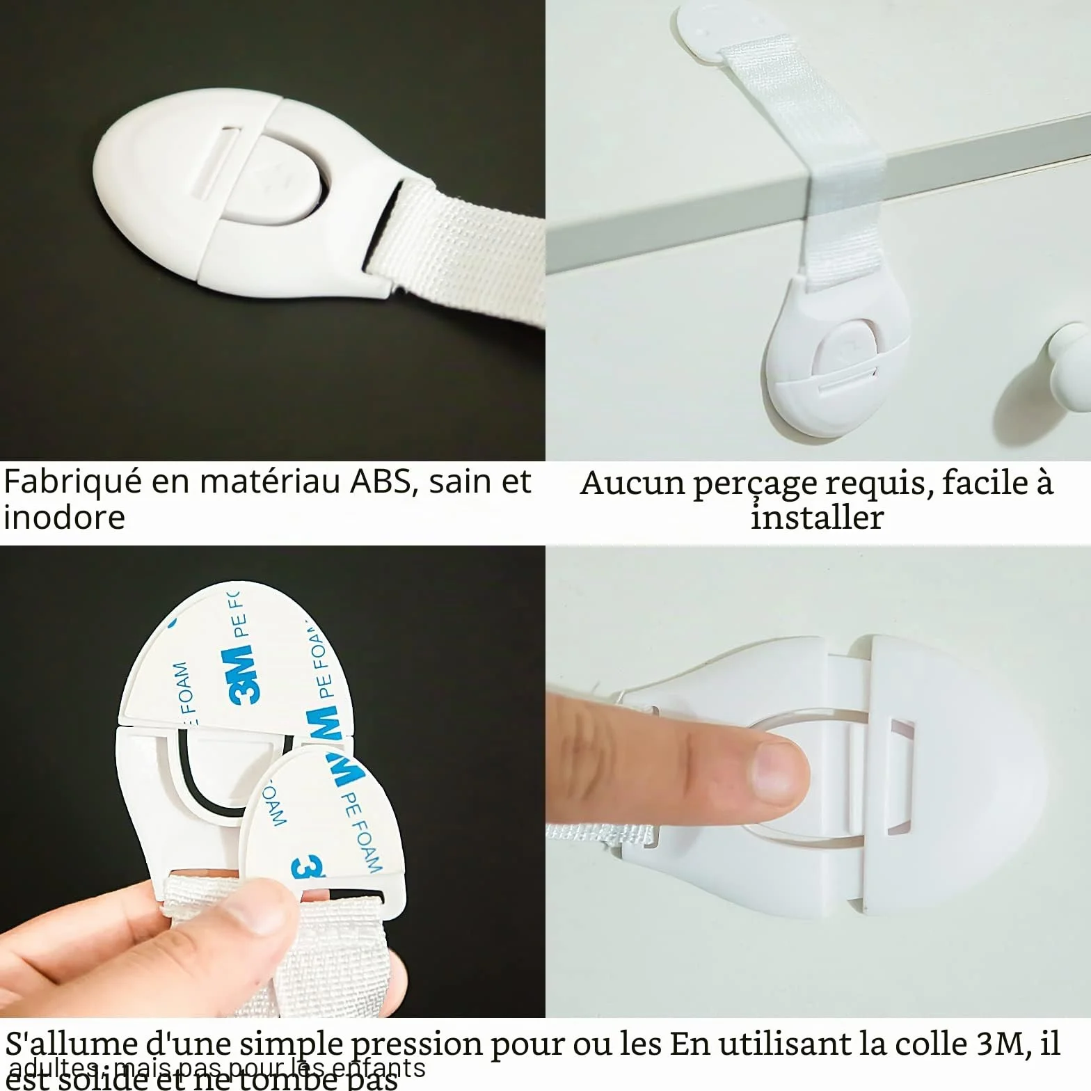 Bloc Tiroir Securite Bebe 14 Pièces, Fermeture Placard Securite Fenetre Enfant