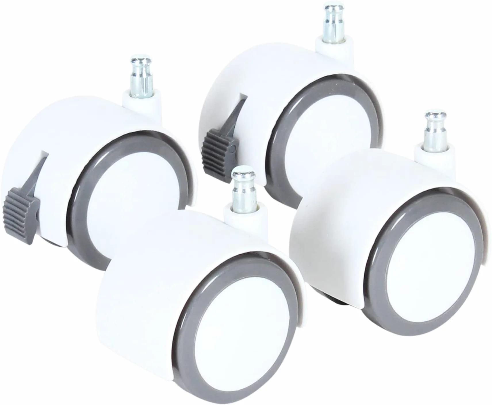 babybay Jeu de roulettes parquet rouleaux adapté à tous les modèles babybay I lit d'appoint berceau blanc