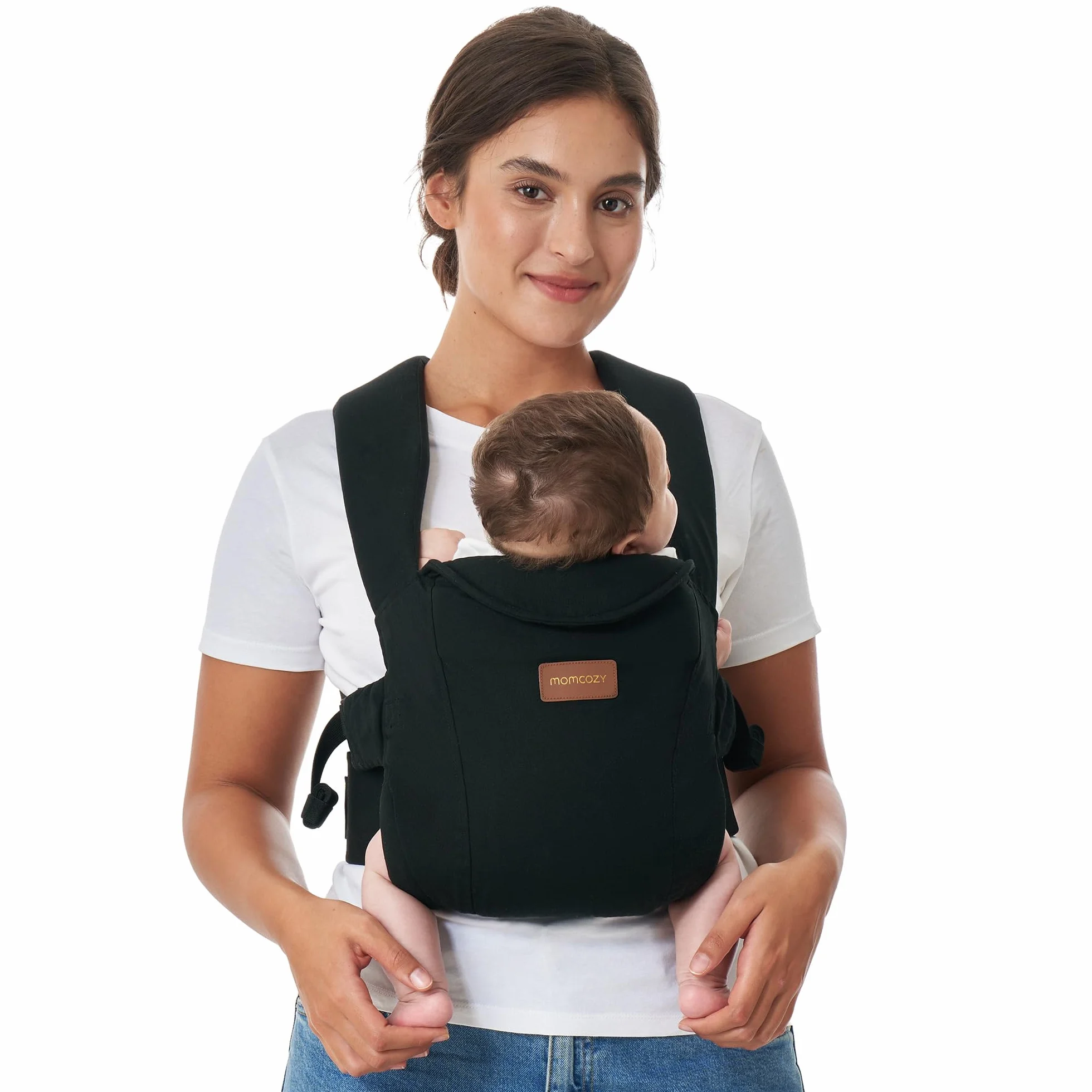 Momcozy Porte-bébé nouveau-né dès la naissance 3-11 kg Noir