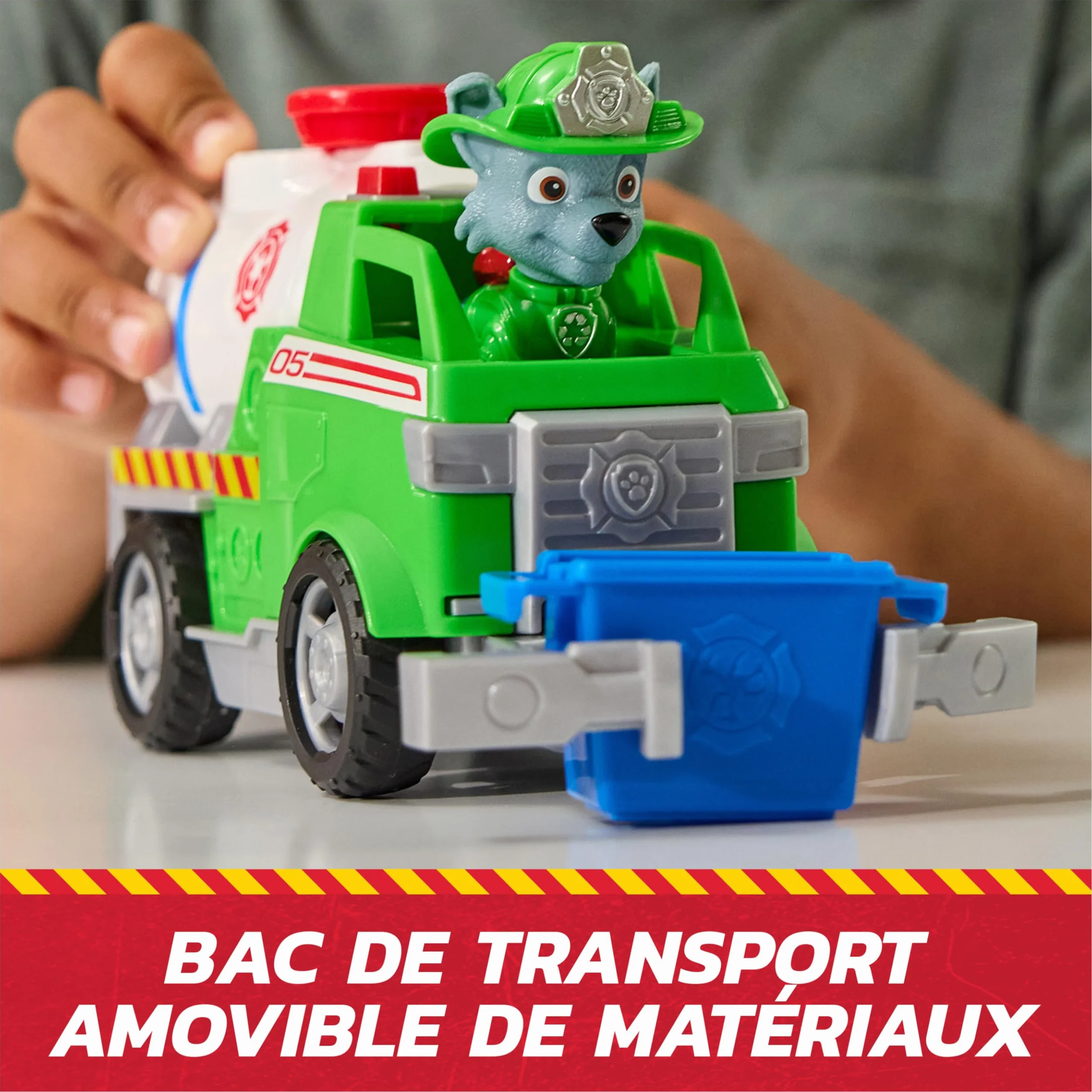 Paw Patrol Pat Patrouille Véhicule Figurine Rocky Fire Rescue Mission Pompiers Voiture Figurine Collectionner Bac Pince Jouet Enfant 3 Ans+