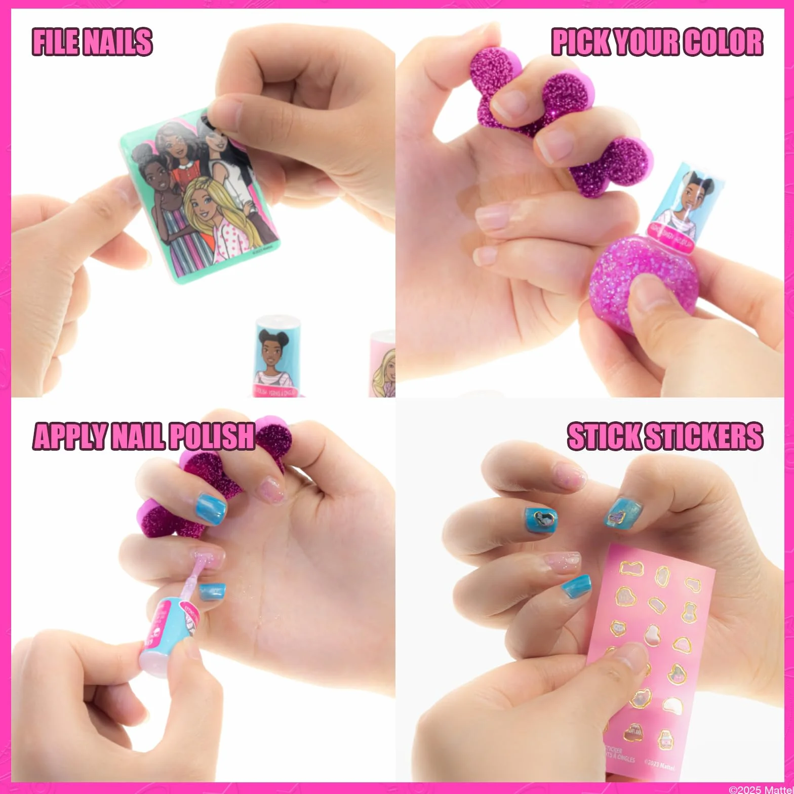 Barbie Sac à Dos Maquillage Enfant Coffret Beauté Filles