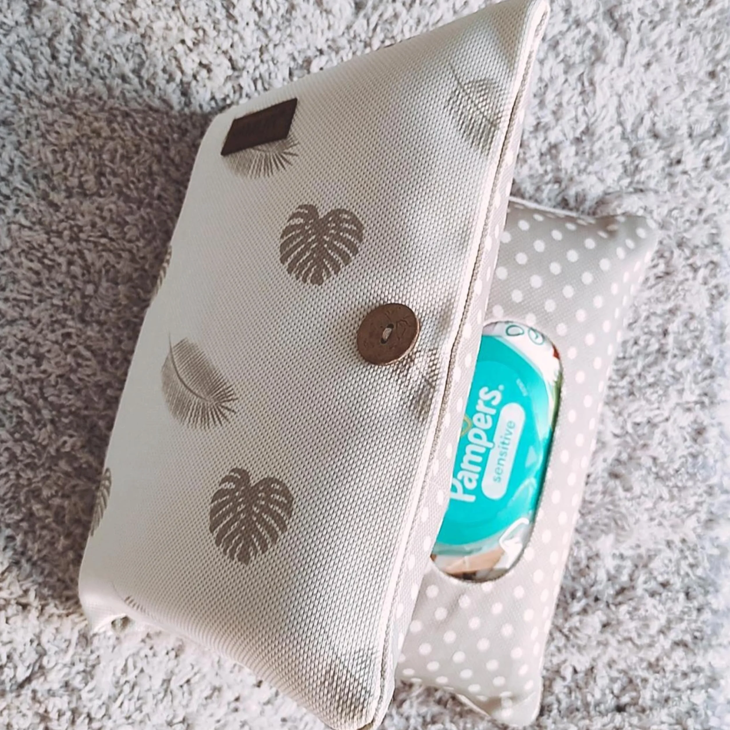 HAMUR HOME Sac à Langer Bébé 2in1 Lingettes Accessoires Pochette Voyage