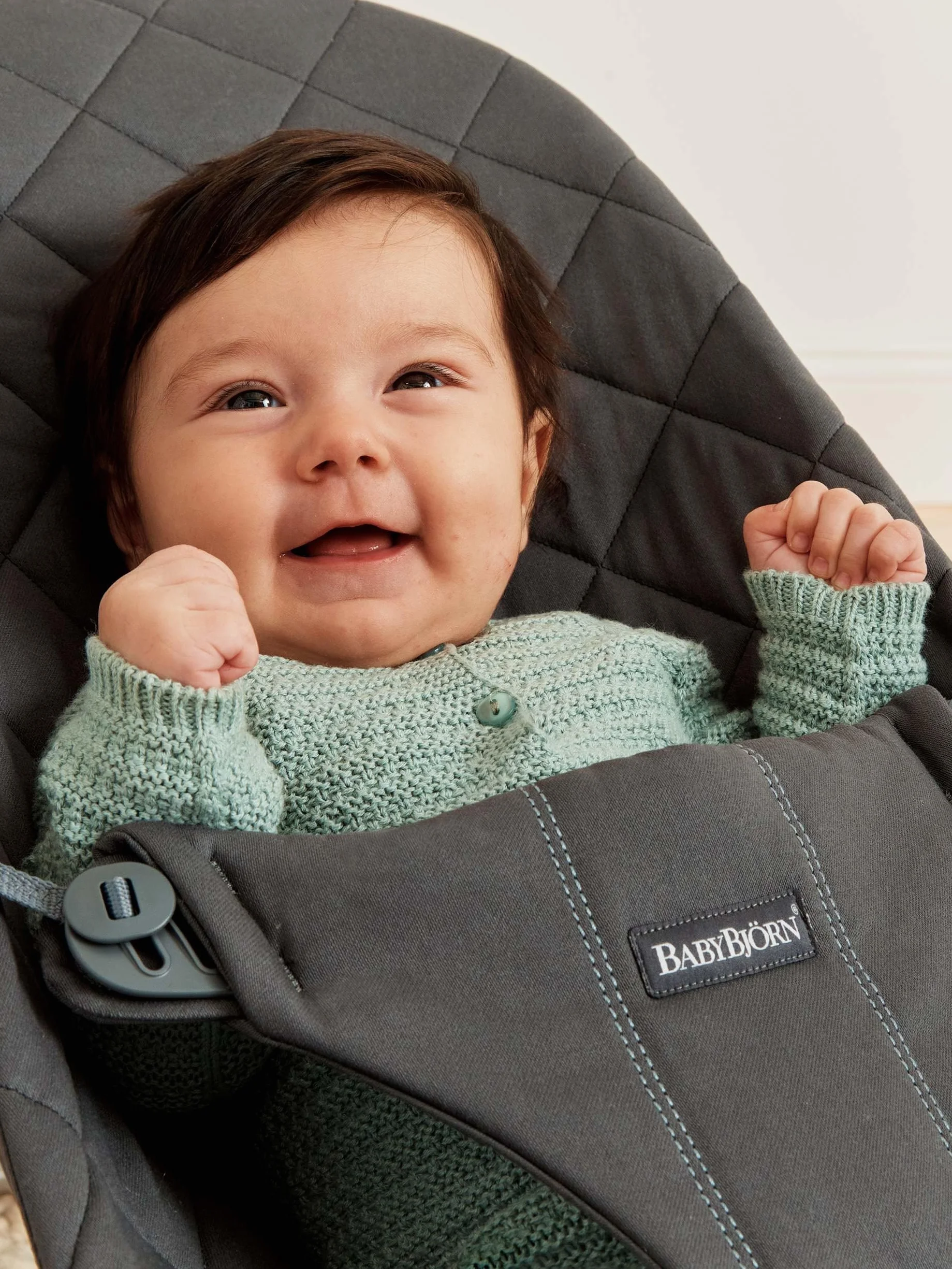 BabyBjörn Transat Bliss Tissé Matelassage classique Anthracite
