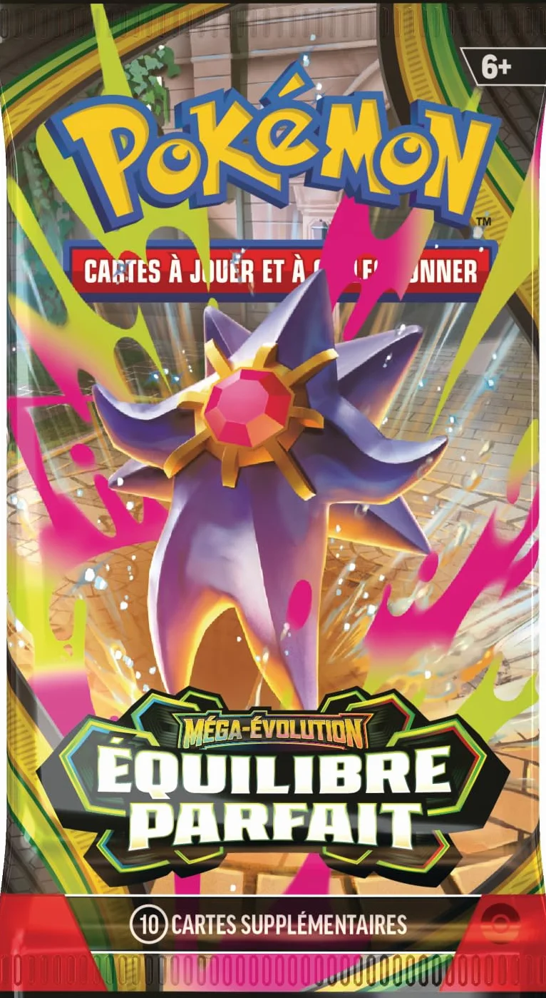 Pokémon JCC Lot de boosters Méga-Évolution – Équilibre Parfait 6 boosters