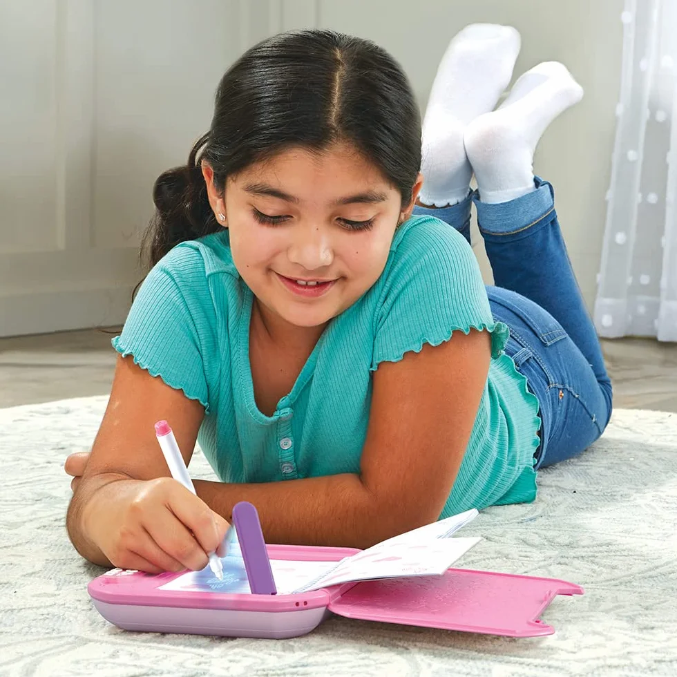 VTech KidiSecrets Magic Glow Journal Intime Électronique avec Code 5 Activités Jeux Carnet Secret Papier Feutre Encre Invisible Cadeau Enfant 6-12 Ans Français