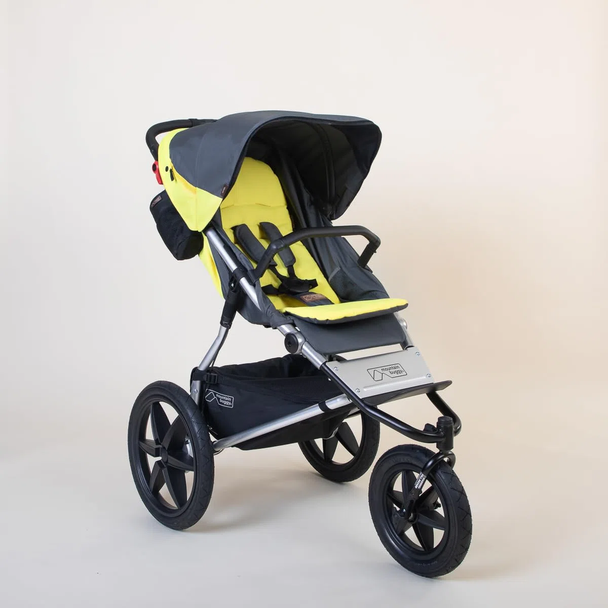 Mountain Buggy Poussette Buggy Jogger Terrain modèle Heritage V4 Solus - Jaune/gris
