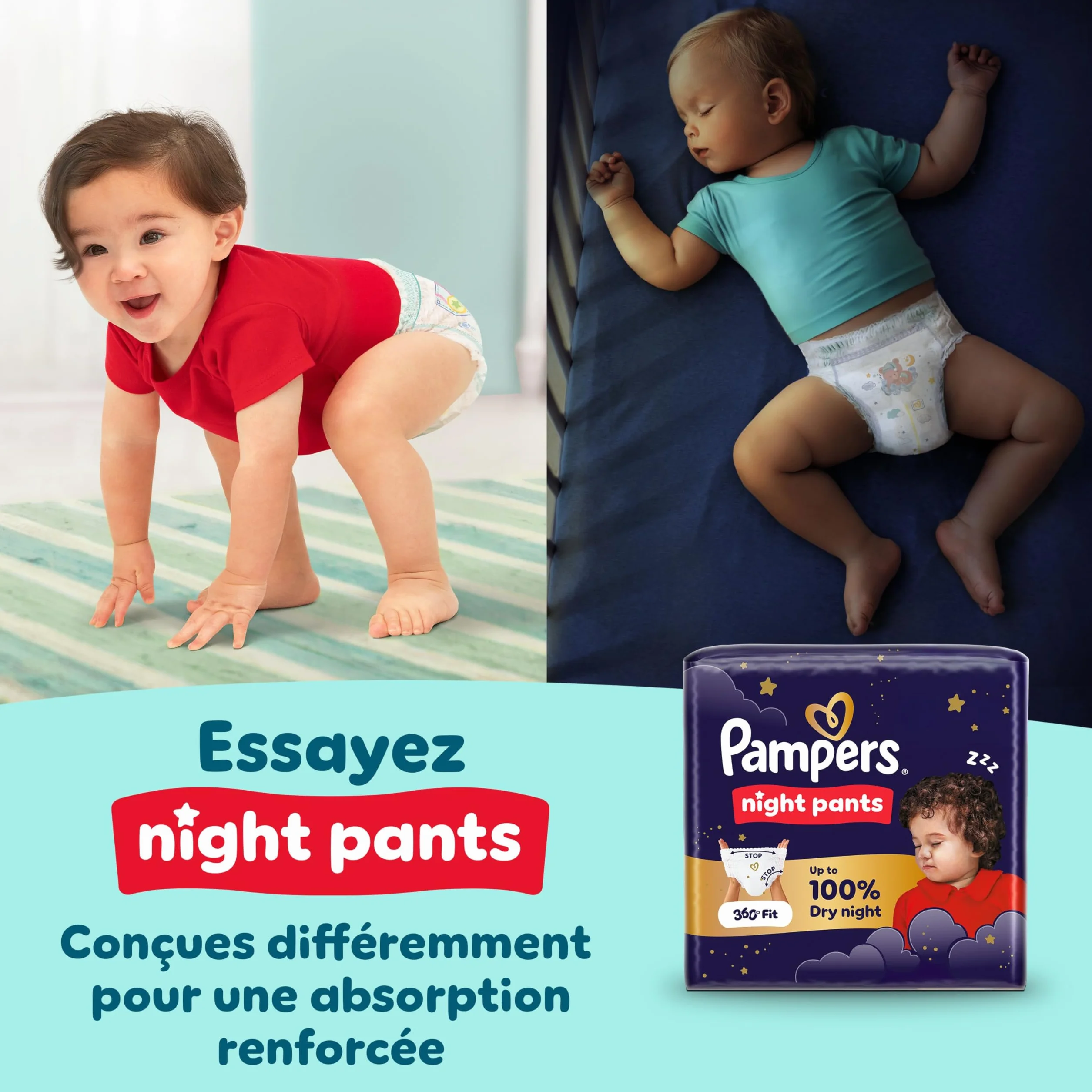 Pampers Premium Protection Pants Taille 5, 164 Couches-Culottes, 11kg-17kg, Maintien 360° et barrières anti-fuites douces, Family Pack