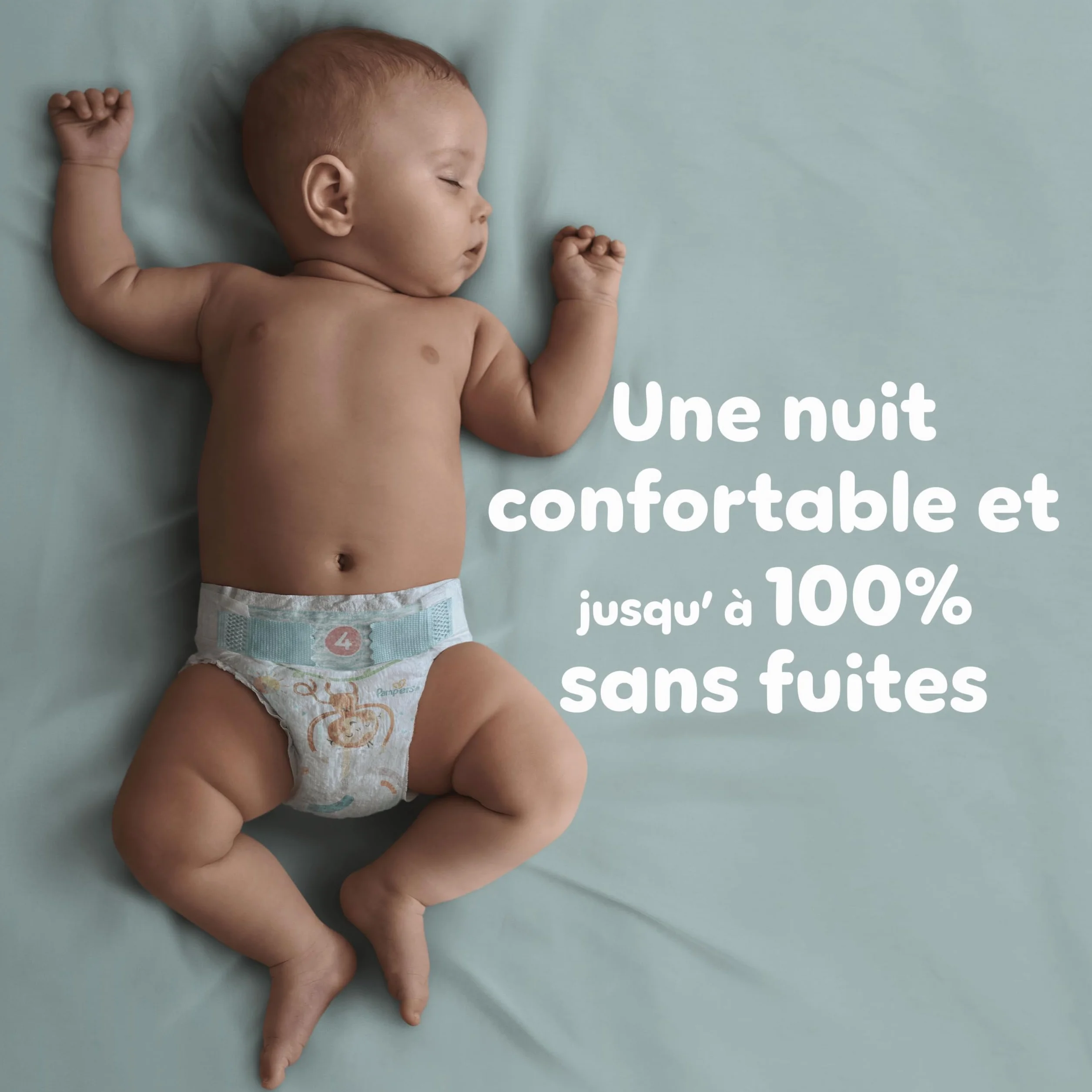 Pampers Baby-Dry Taille 3 140 Couches 6kg-10kg Nuit Confortable Sans Fuites