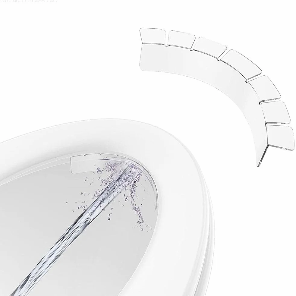 Anti-éclaboussures universelle pour siège de toilettes transparent étanche enfants adultes