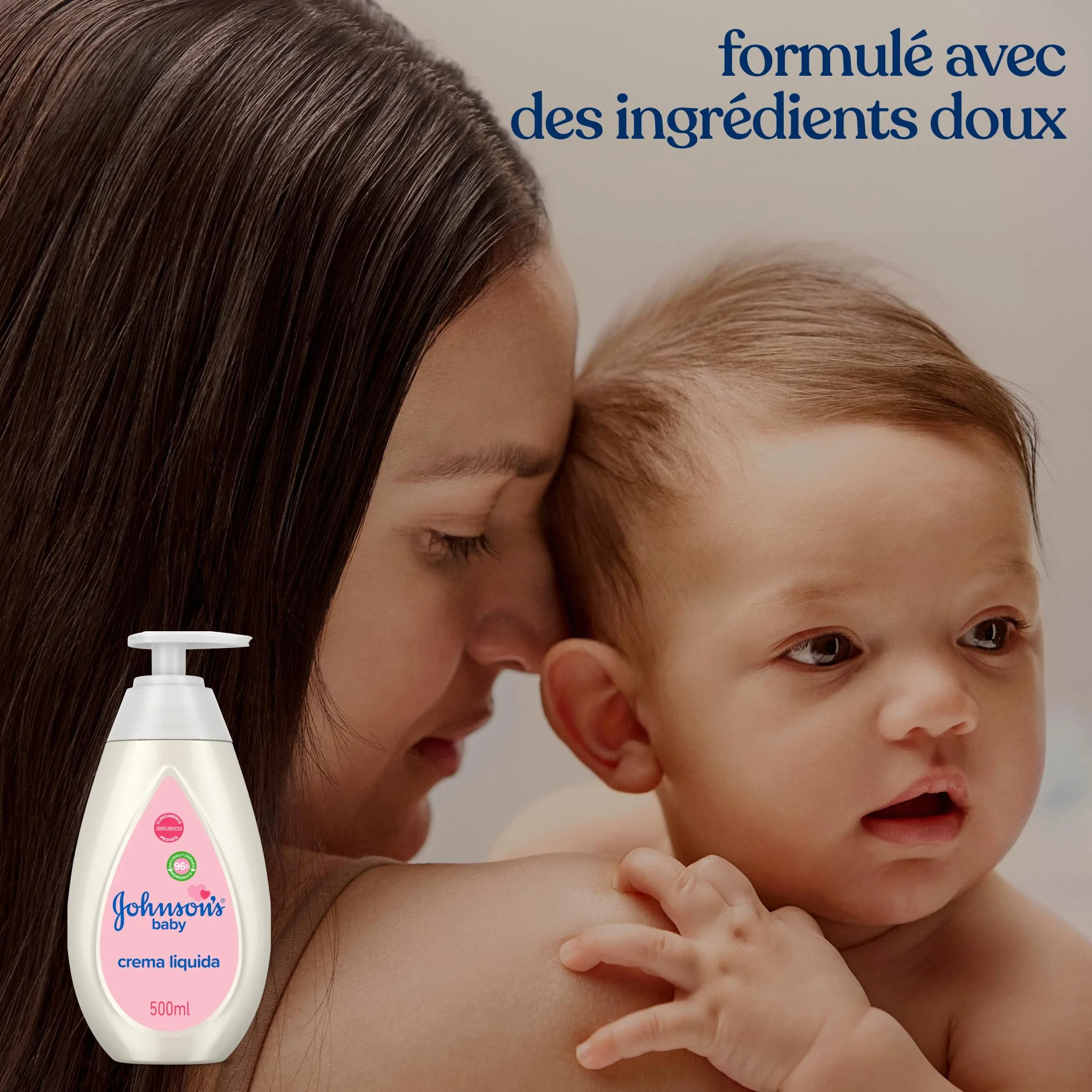 Johnson's Baby Lotion hydratante 500 mL pH équilibré sans colorants