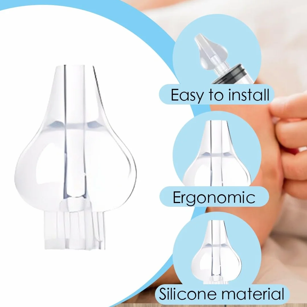 Olives nasales lavage nasal pour enfants silicone réutilisable accessoires rechange seringue bébé lot 6 pièces