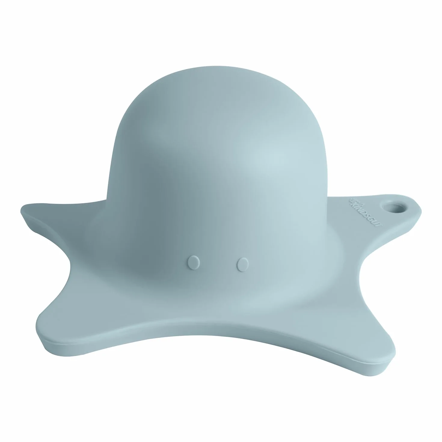 Kindsgut aide de douche en silicone forme d'étoile pour enfants sans BPA aquamarine