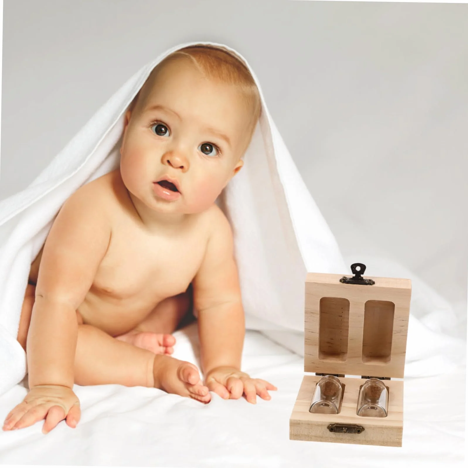 Garneck Support de rangement en bois pour bébé