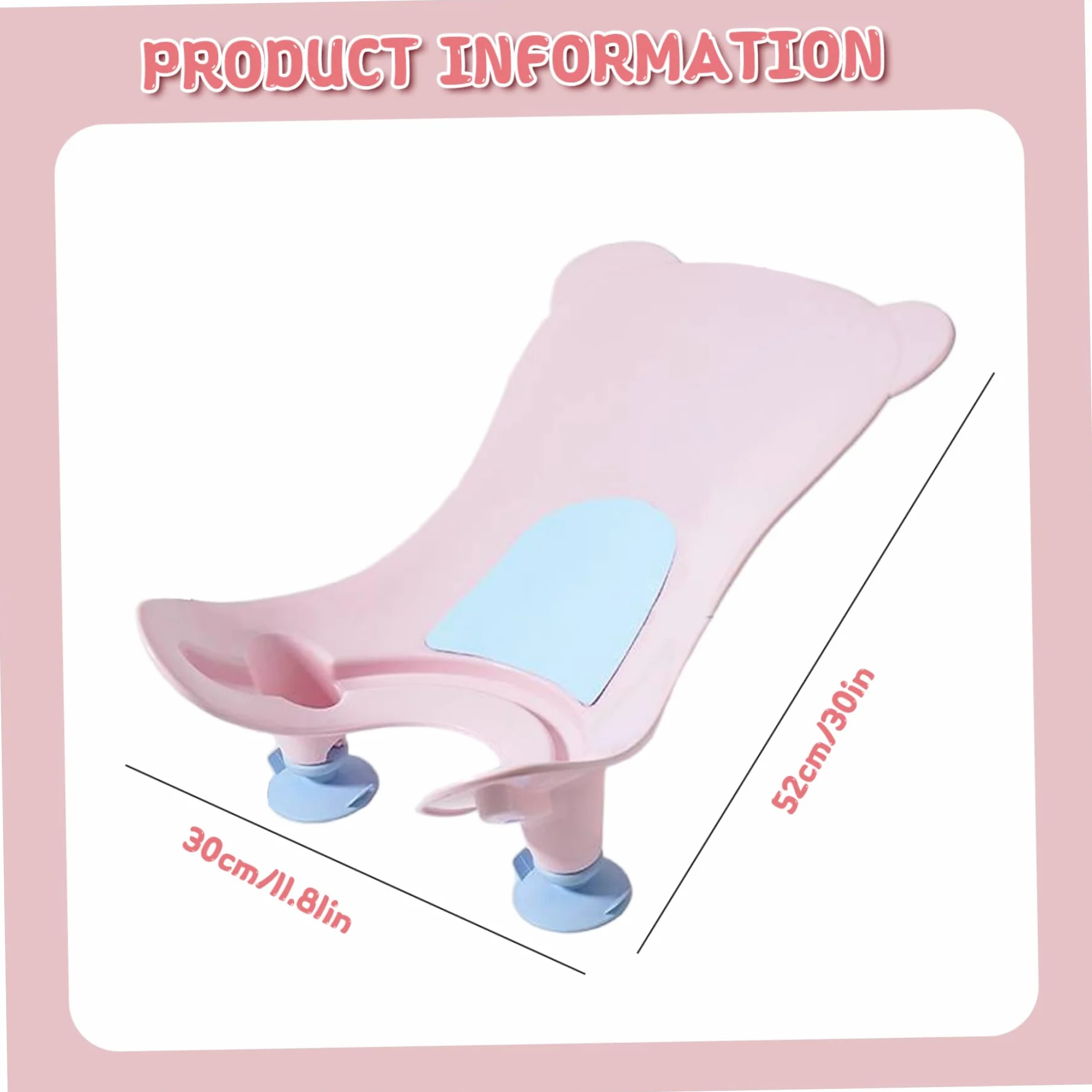 Bassin de bain pour nourrissons multifonctionnel avec ventouse, lavabo portable bébé trou suspendu