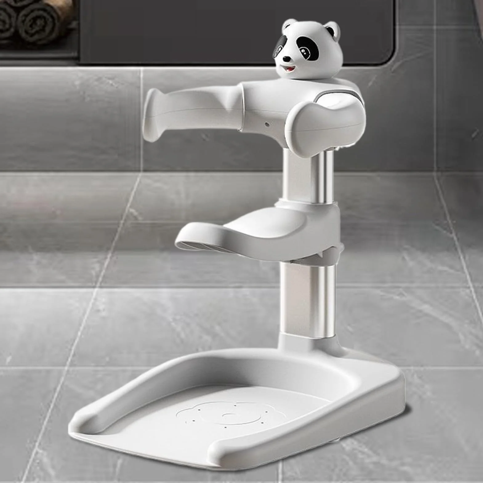 Support De Bain Debout Pour Bébé Réglable Pliable Anti-Dérapant 0-36 Mois