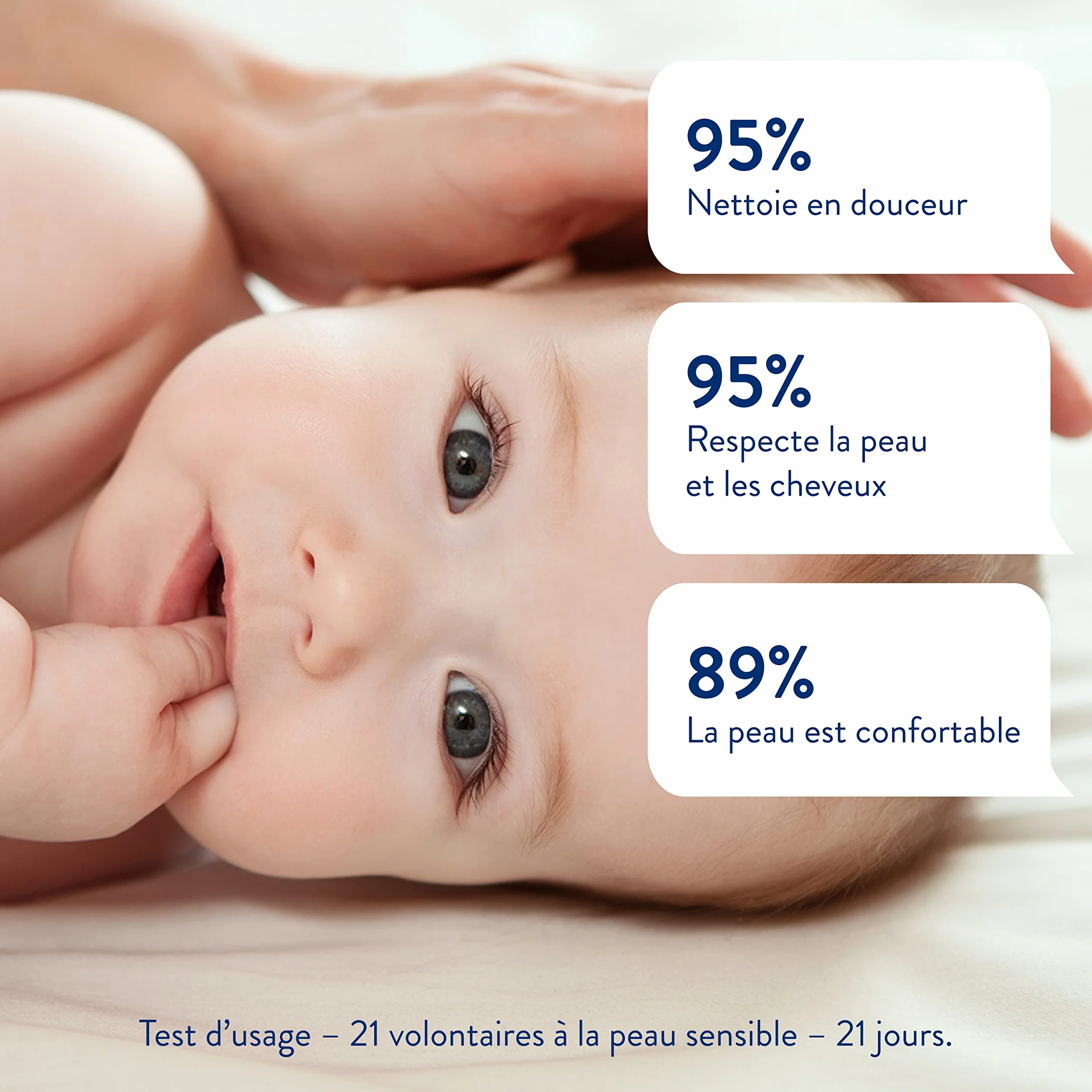 Rivadouce Gel Doux Lavant Bébé Bio 500ml Gel Douche Bébé Sans Savon Hydrate Peau Cuir Chevelu