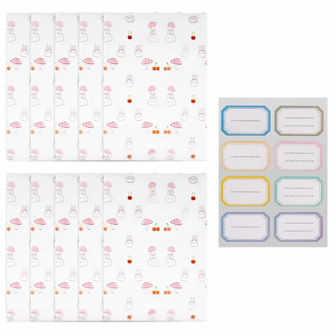 Sachets de rangement pour bébé hôpital réutilisables 10 pièces pour voyages piscine sport maternelle