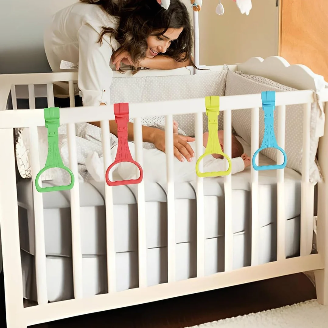 Anneaux Parc Bebe, Anneaux pour Lit Bébé, Anneaux Entraînement Équilibre 8 Pièces