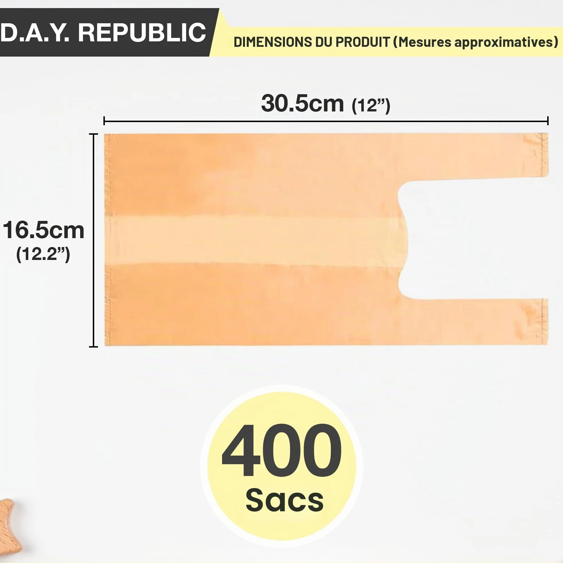 400 sacs à couches colorés avec poignées à nouer, parfumés anti-odeurs, durables anti-fuites