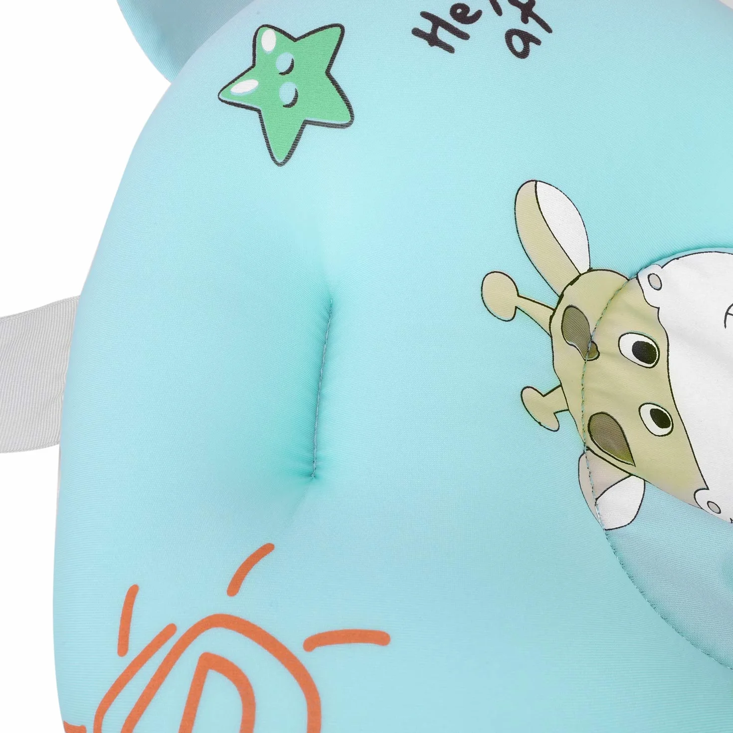 Tapis de Bain Antidérapant Bébé Nouveau-né 0-12 Mois Pliable Coussin de Baignoire