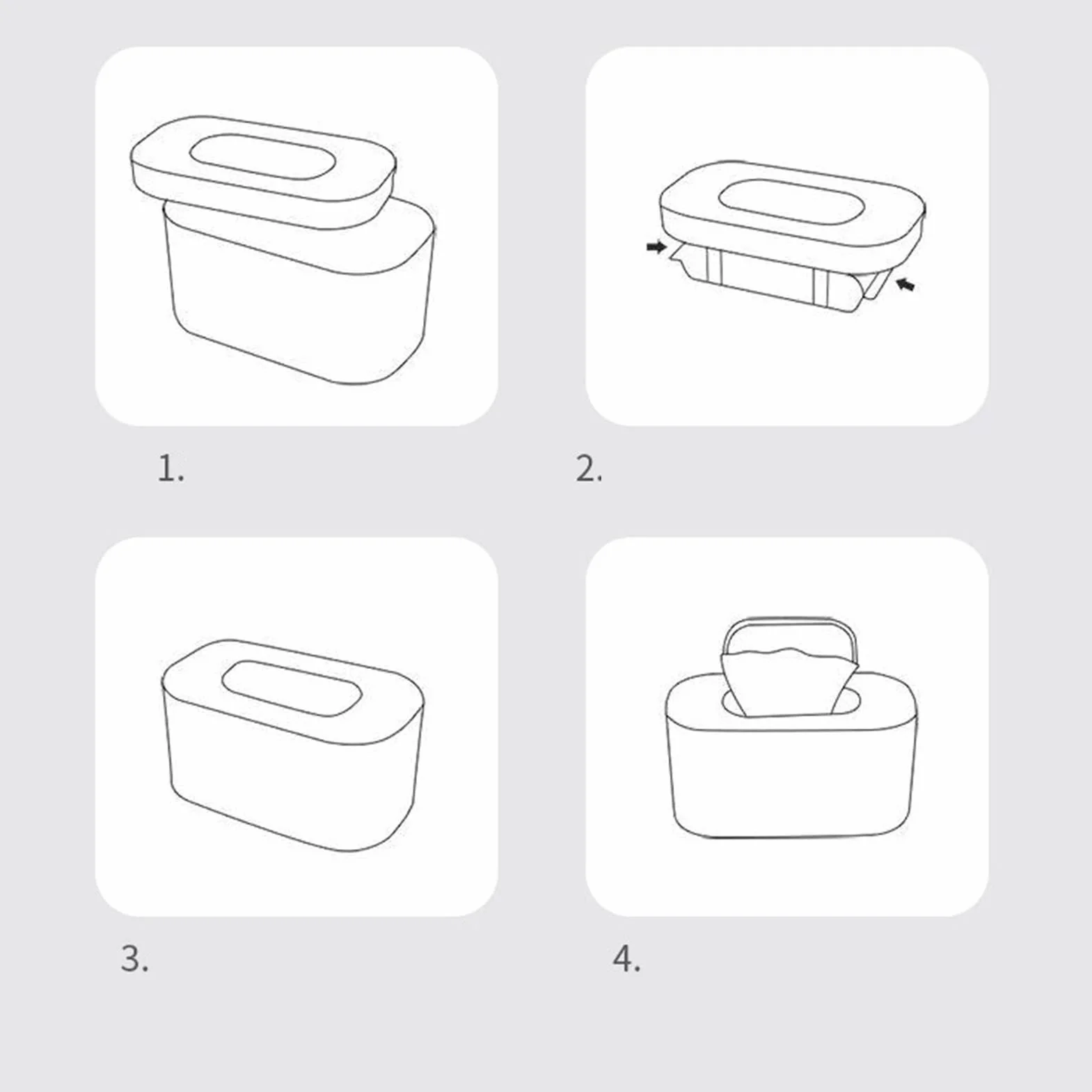 Chauffe-Lingettes pour bébé, Distributeur de Lingettes à Eau, Réchauffage Rapide et Uniforme