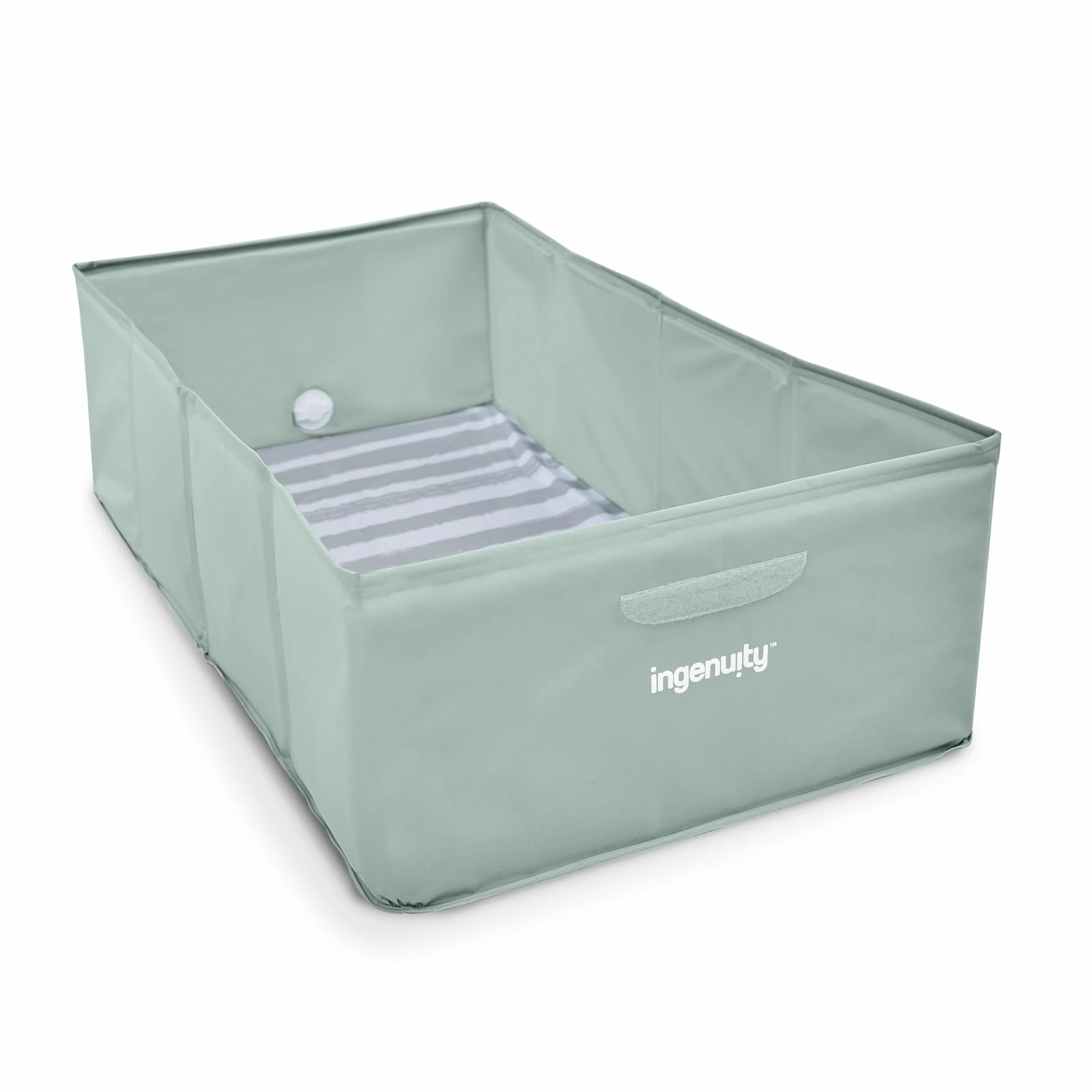 Ingenuity Baignoire Tuckaway Toddler Tub Pliable pour Douche, 12 Mois à 5 Ans