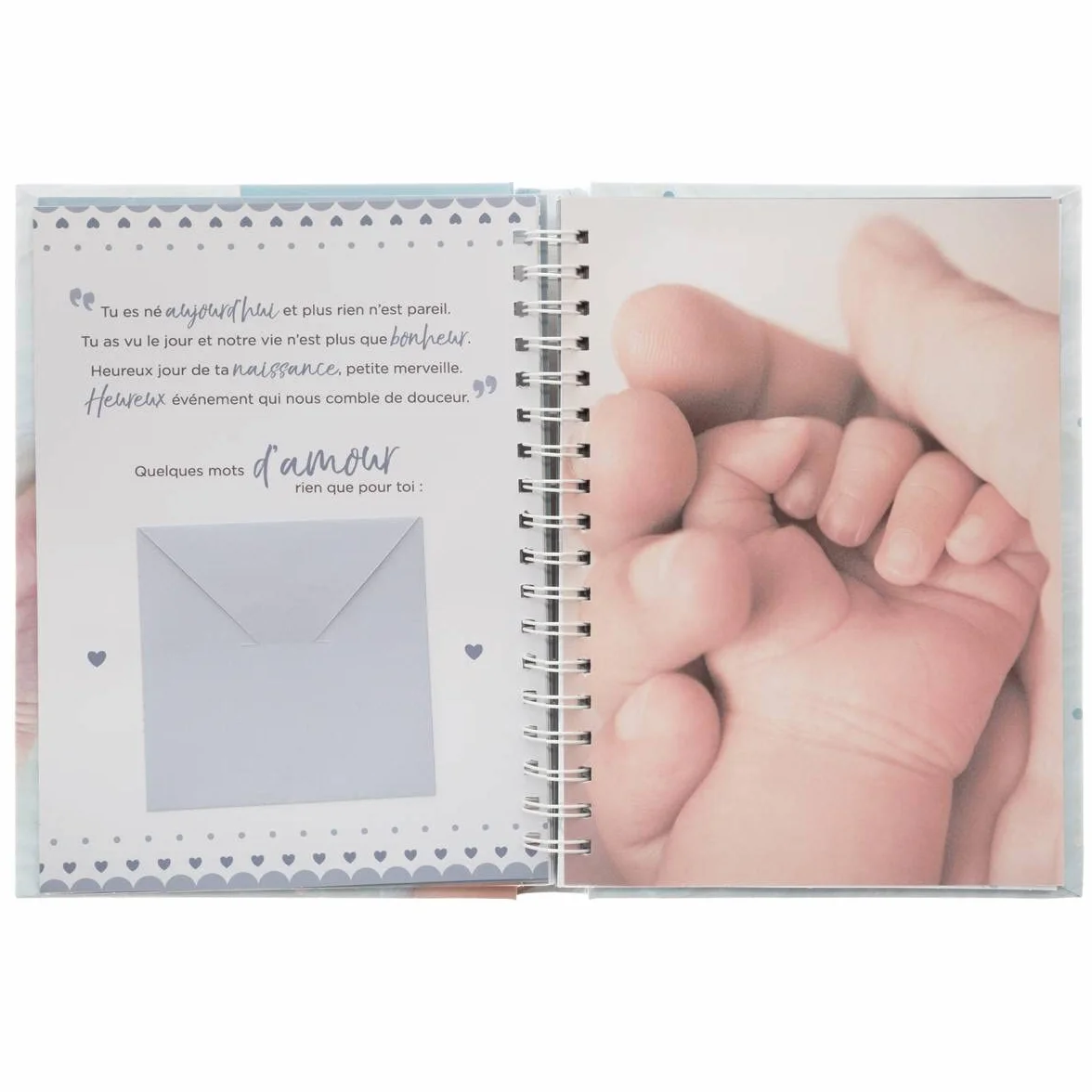 Atmosphera Livre de Naissance 100 Pages 21x25 cm Rose