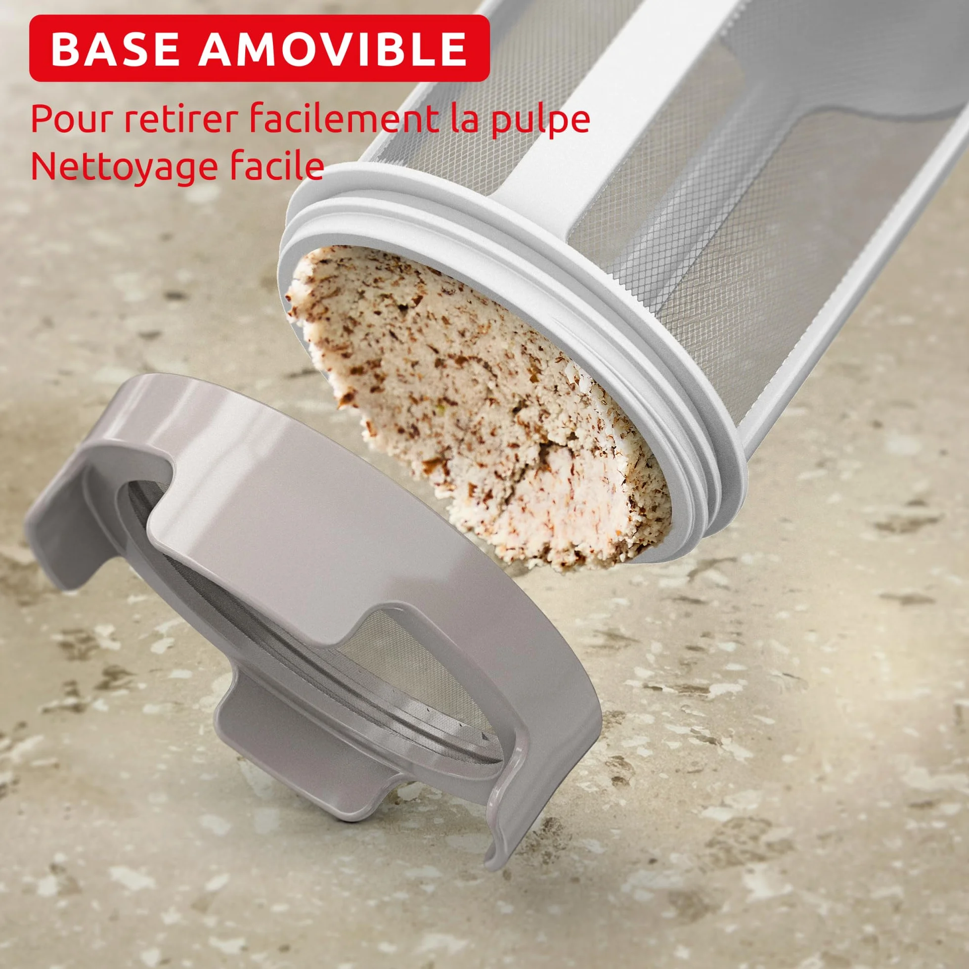 Moulinex Easy Milker & Easychef, Préparateur de lait végétal avec pied mixeur, Lames Zelkrom, 2 vitesses