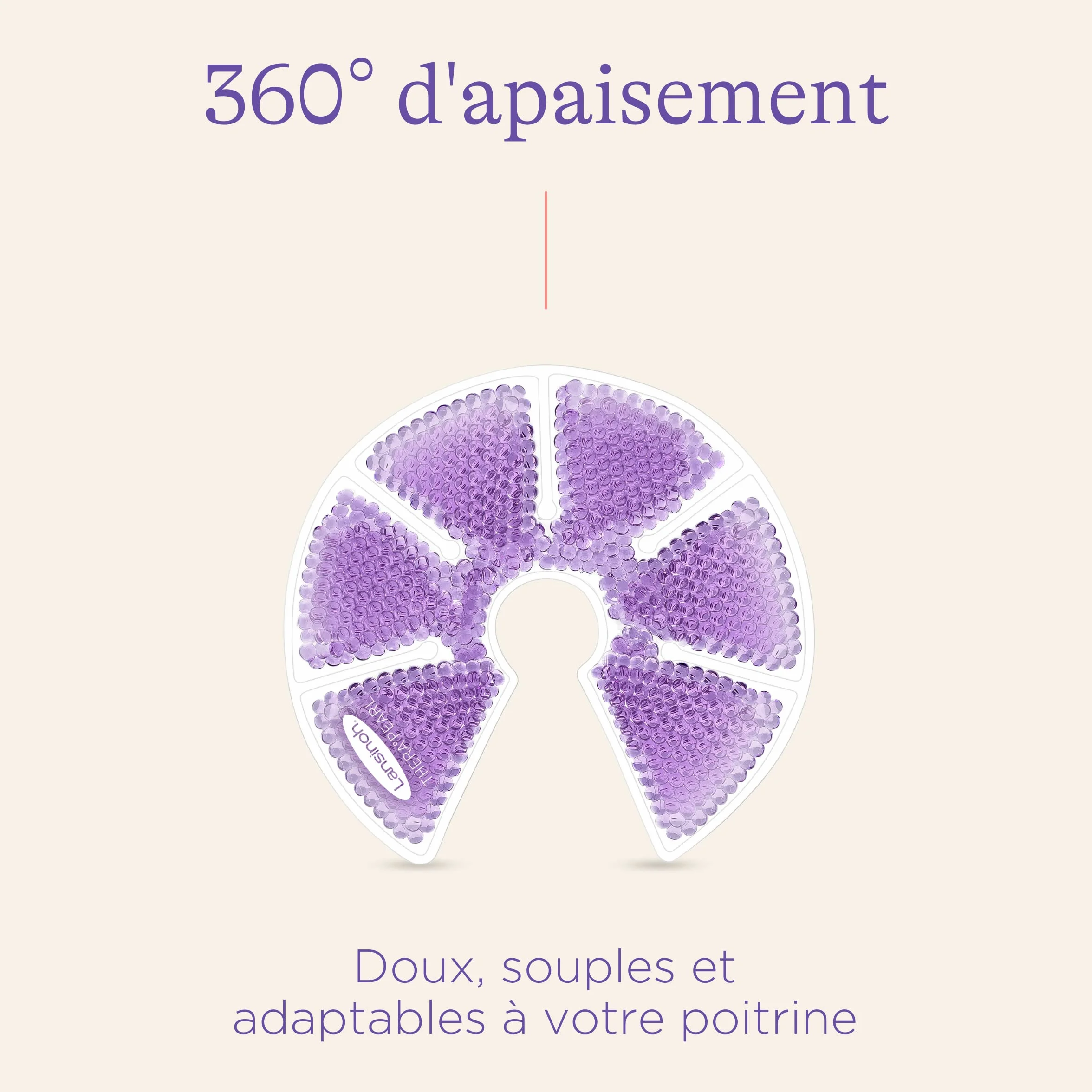 Lansinoh Compresses 3-en-1 chaud/froid allaitement réutilisables thérapie thermique maman