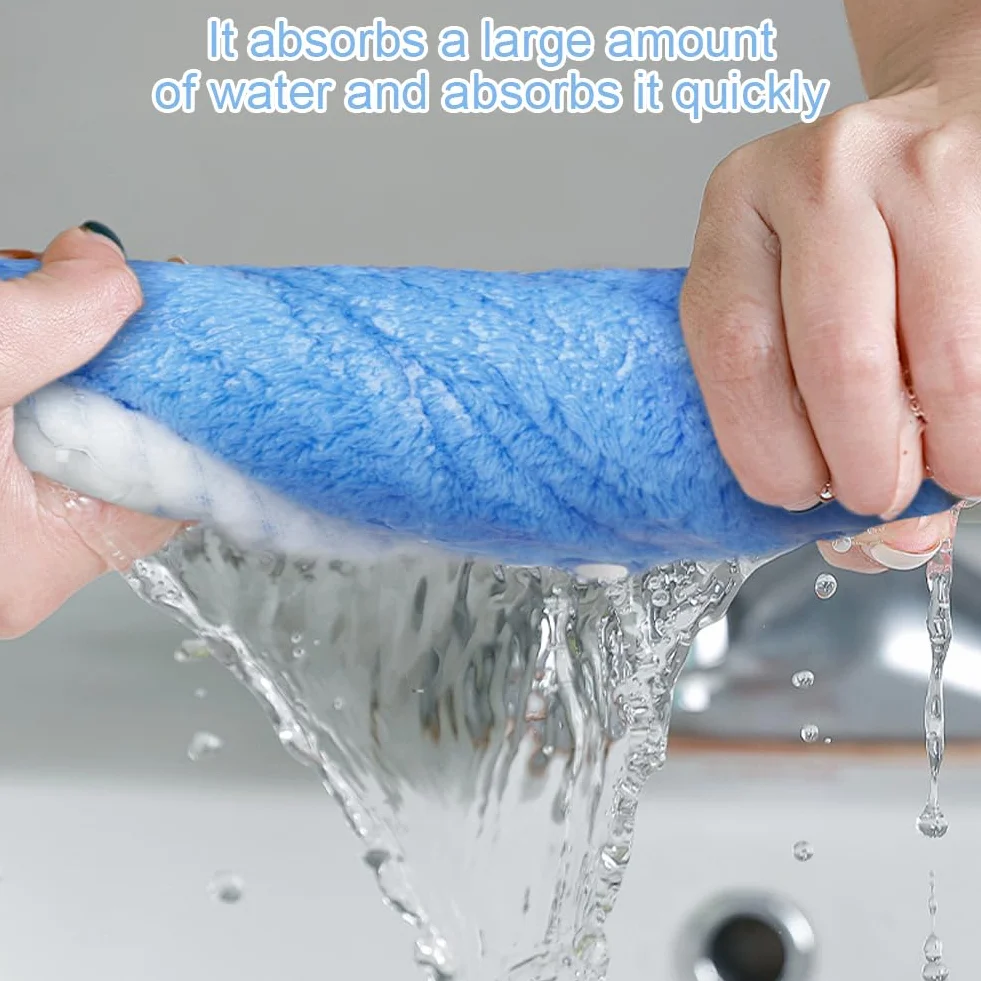 Aolso Serviette de Visage Bebe 6 Pièces Gants de Toilette en Flanelle Coton Bio Lavables Réutilisables