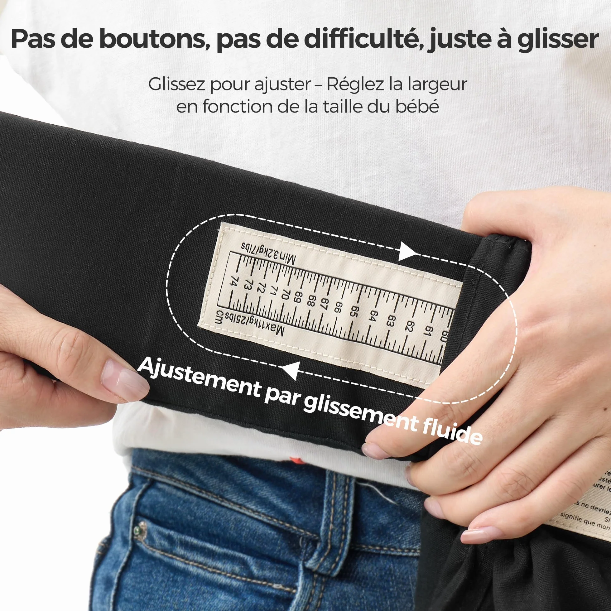 Momcozy Porte-bébé nouveau-né dès la naissance 3-11 kg Noir