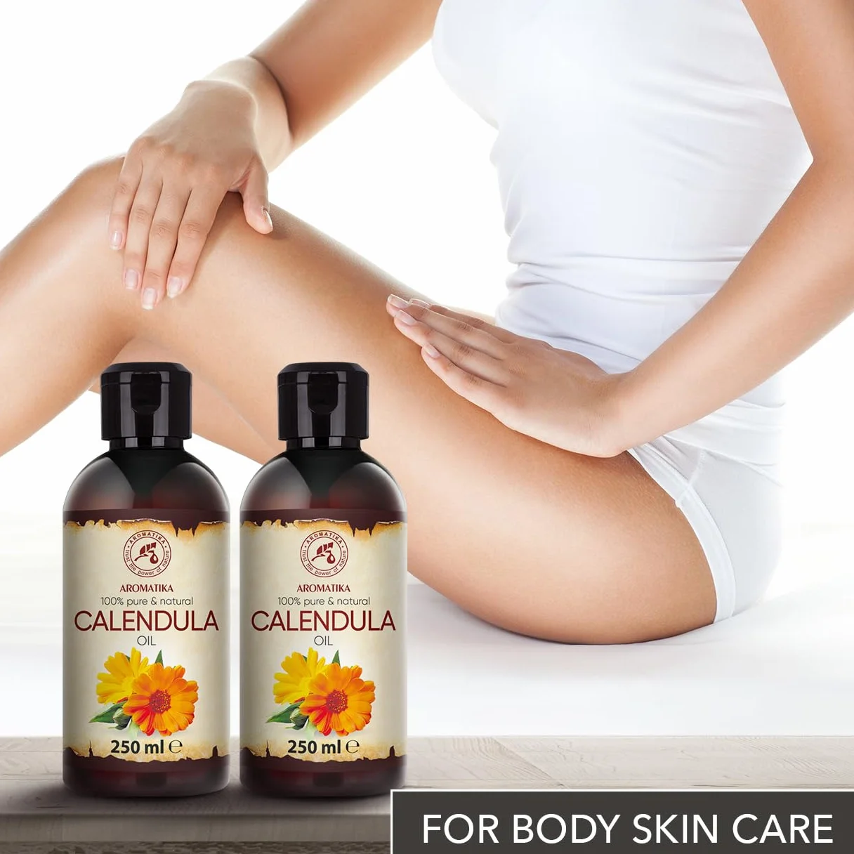 Huile de Calendula 2x250ml - Calendula Officinalis - Huile de Base Corporelle