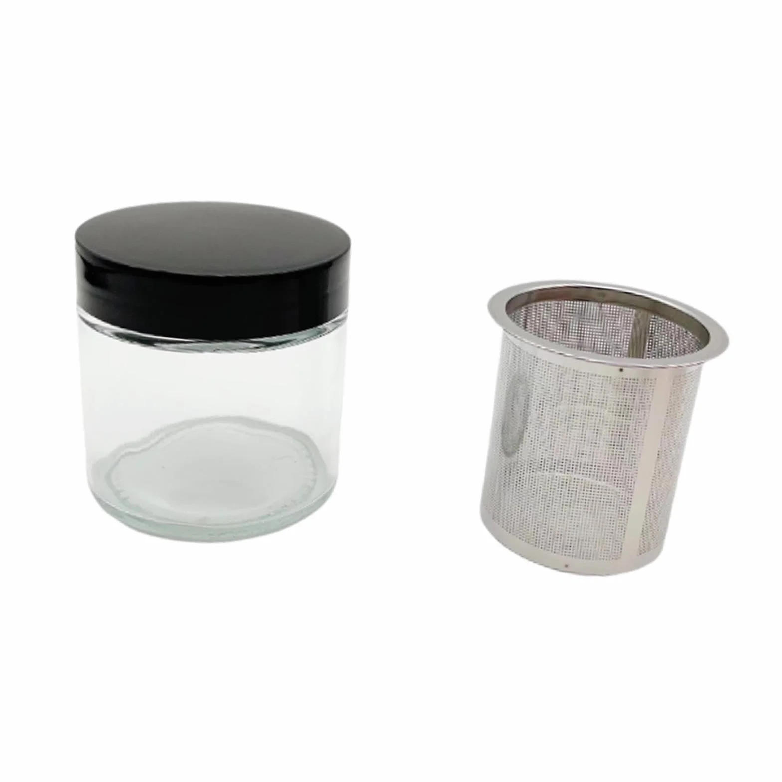 Tamis en acier inoxydable, flacon de lavage manuel pour bijoux et pierres précieuses, format compact