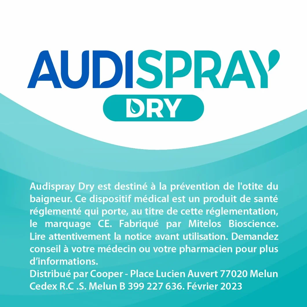 AUDISPRAY DRY Spray auriculaire 30 mL Humidité Oreille bouchée