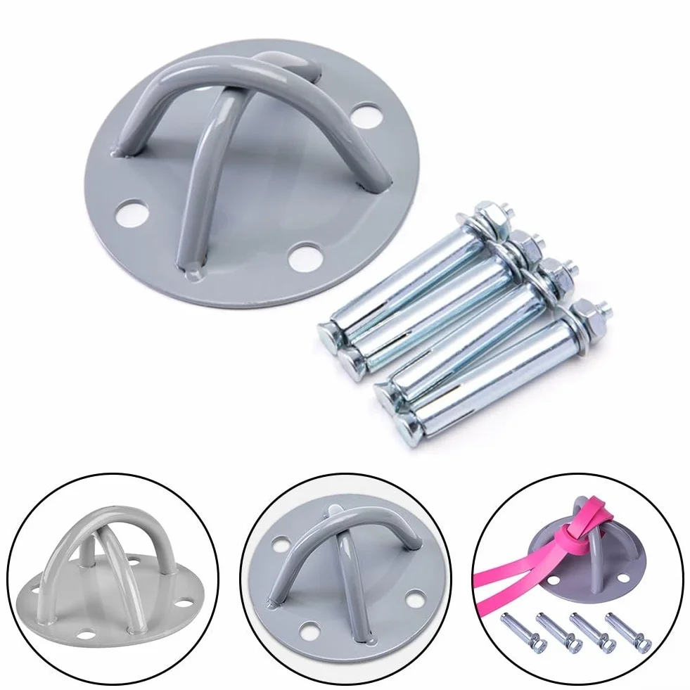 FUBESK Support de suspension mural salle de sport fitness 4 trous 1000 kg