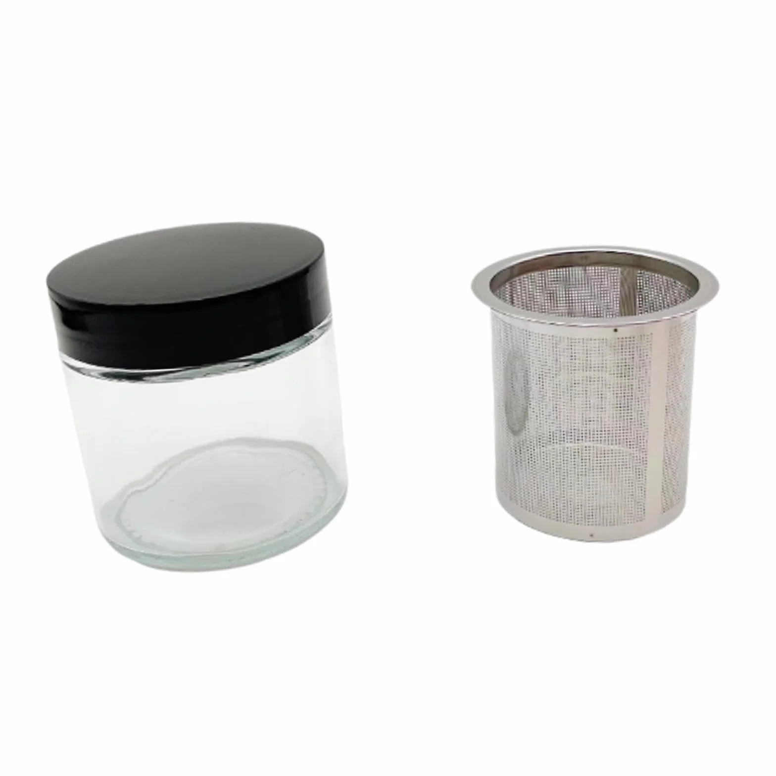 Tamis en acier inoxydable, flacon de lavage manuel pour bijoux et pierres précieuses, format compact