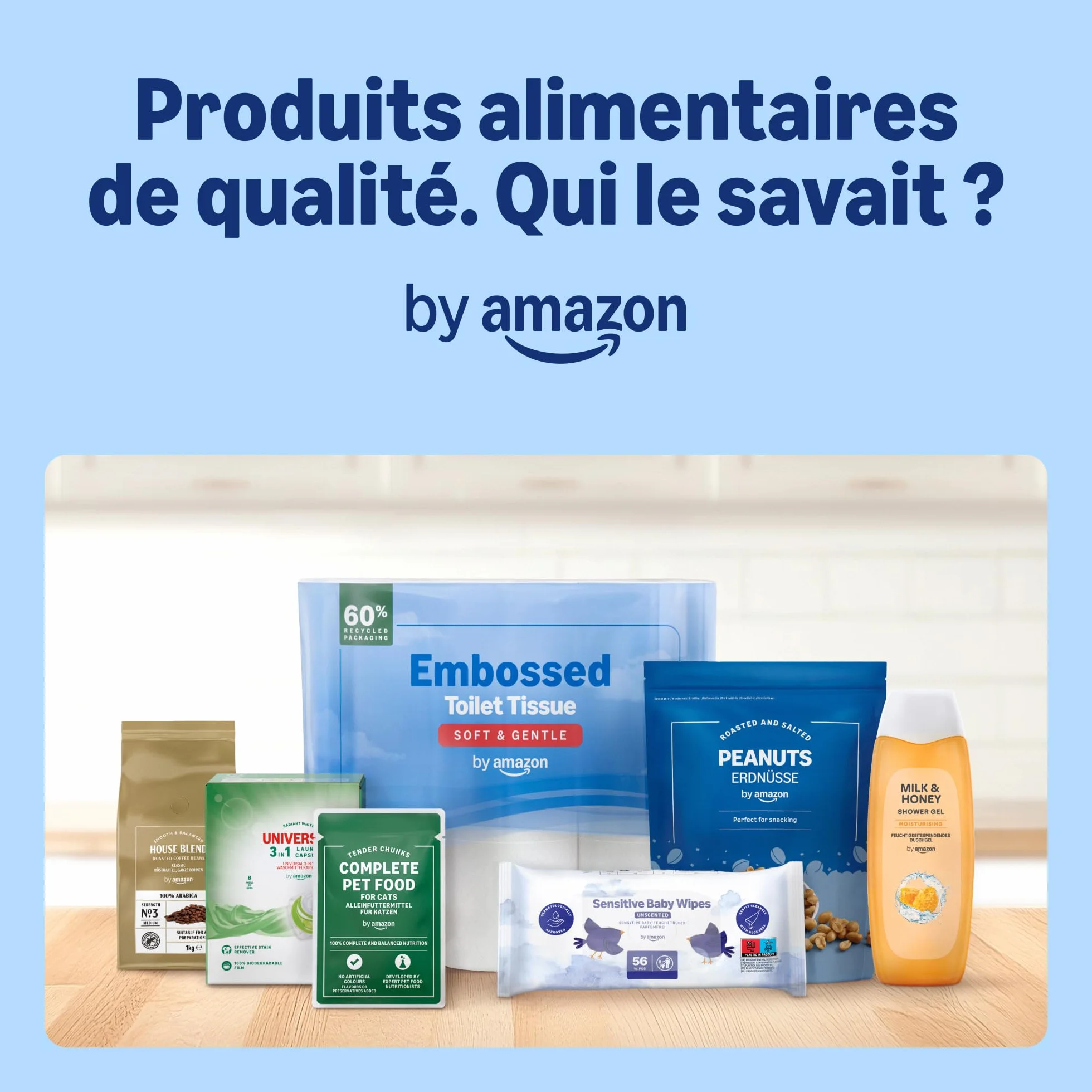 Thermomètre numérique Bleu Healthcare By Amazon