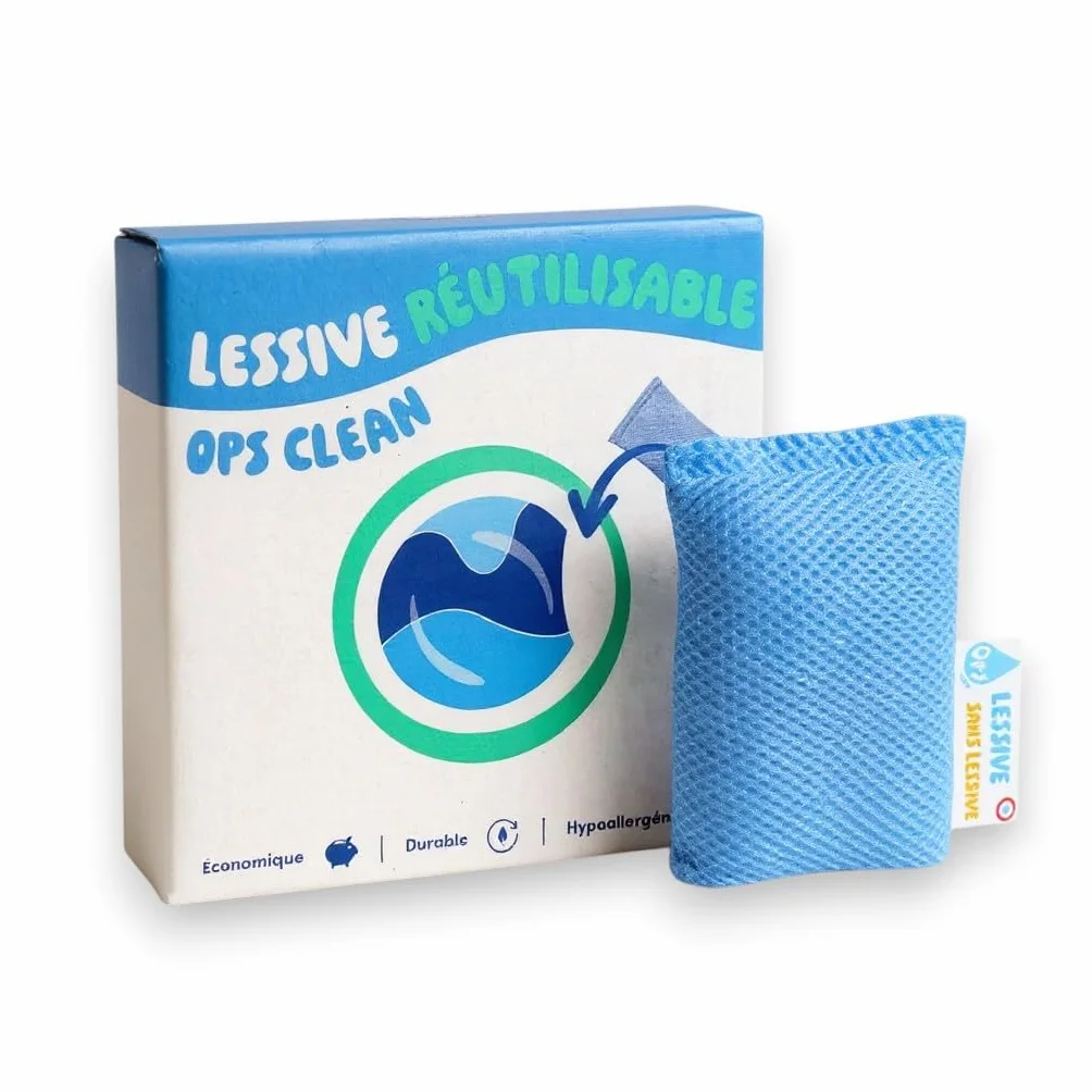 Lessive Ecologique Hypoallergénique Naturelle 350 Lavages Pré-dosé Bébé Compatible Couches Lavables