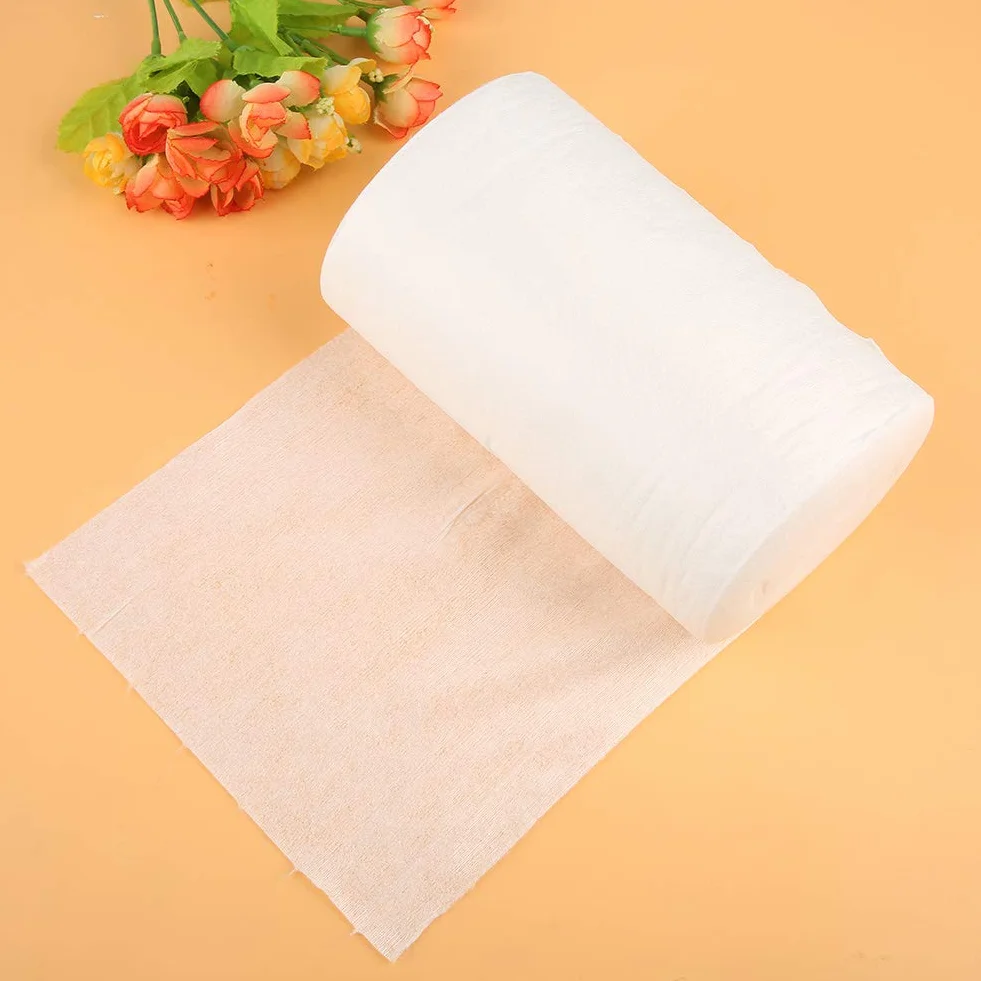 Rouleau de Doublure de Couche 100 Pièces Biodégradables Jetables Bébé Tissu
