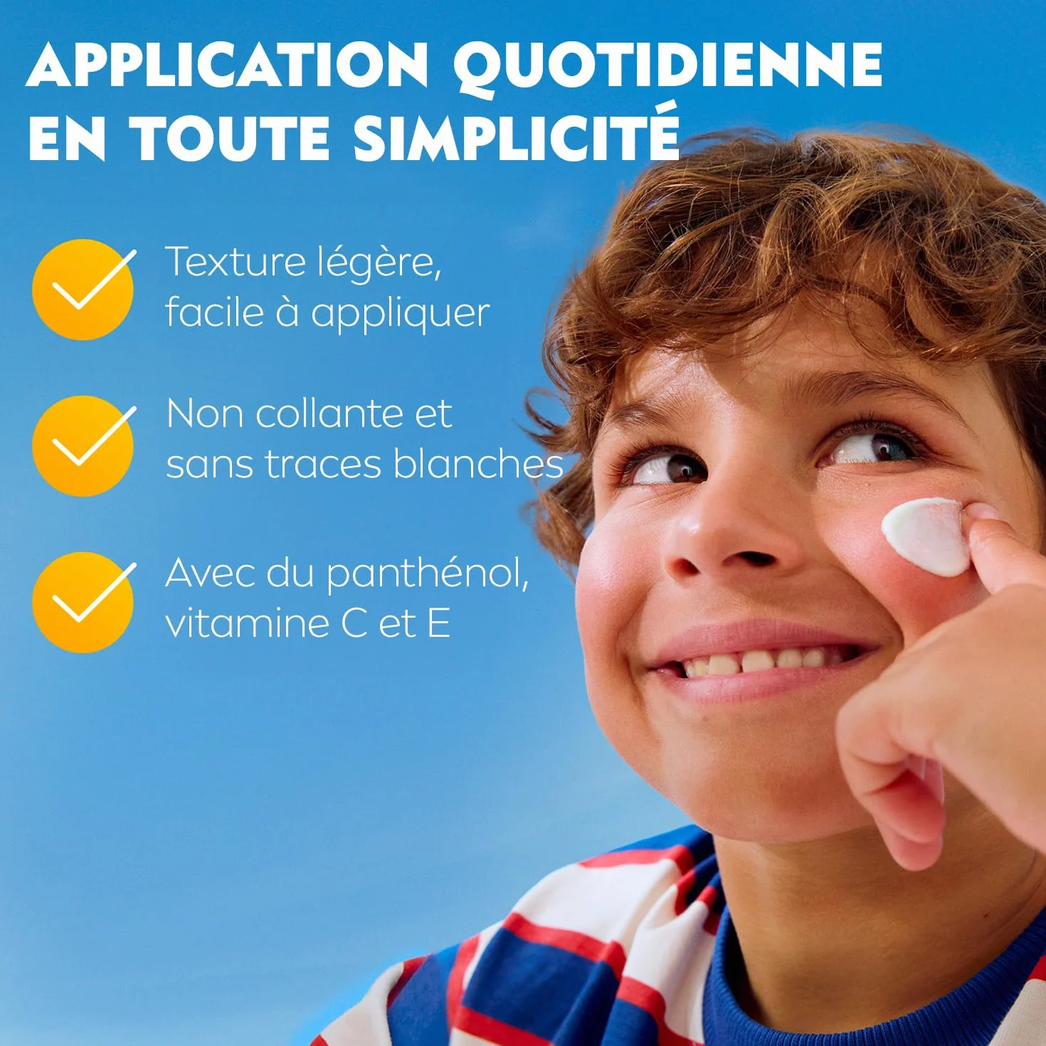 NIVEA SUN Crème Solaire Quotidienne Kids FPS50+ Protection Solaire Enfant Visage et Corps 100 ml