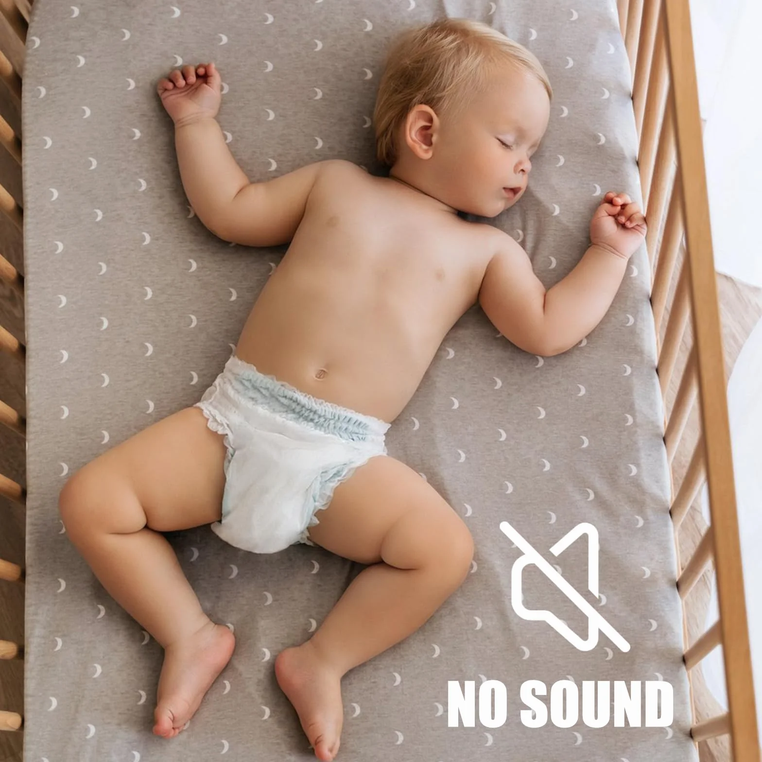Roulettes pour Meubles d'Enfants Silencieuses en Caoutchouc avec Frein Pivotantes 360° pour Lit Bébé Chaise (Blanc)