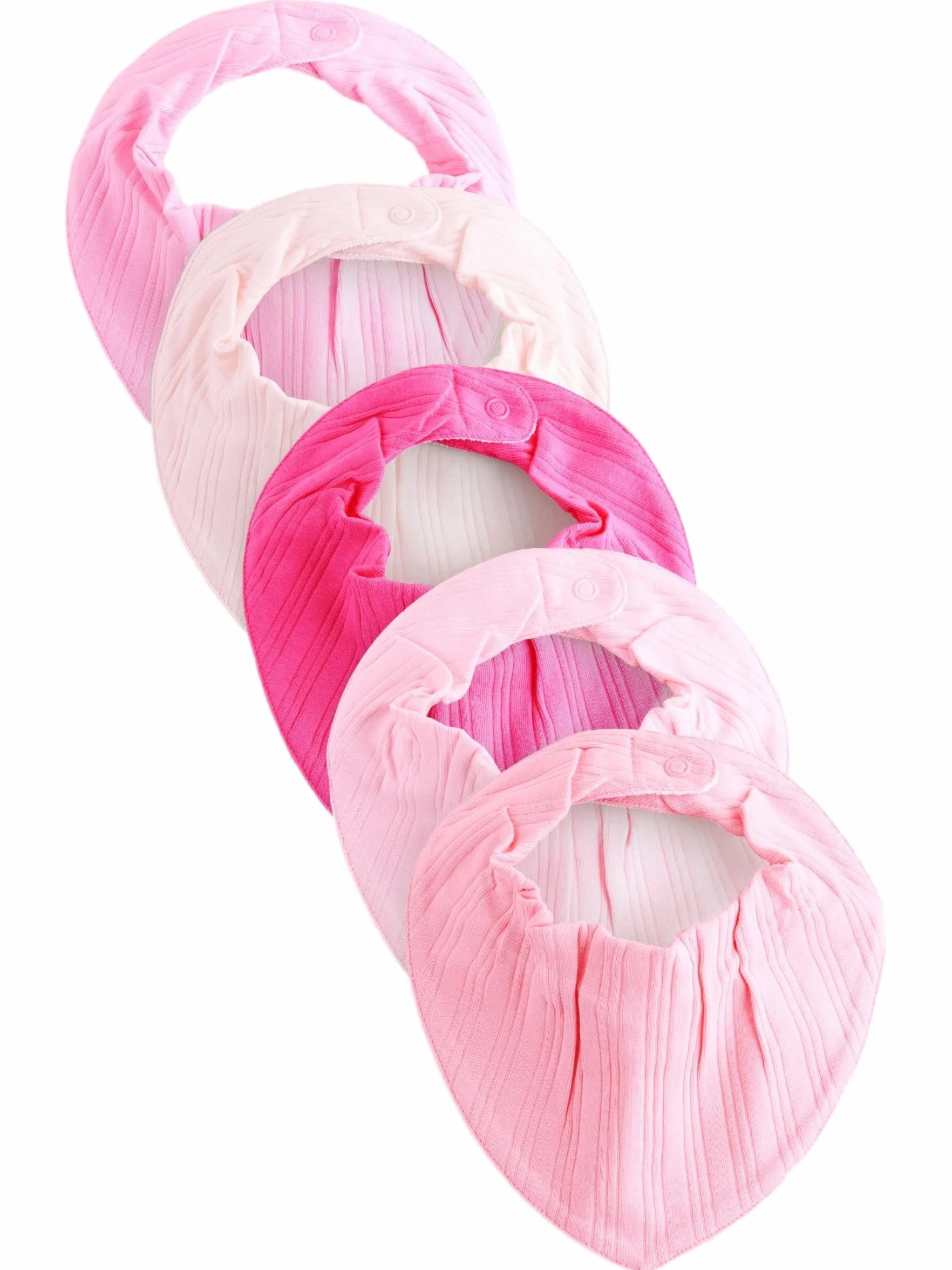 NEXT Bébé fille Bavoirs dentition 100% coton lot de 5