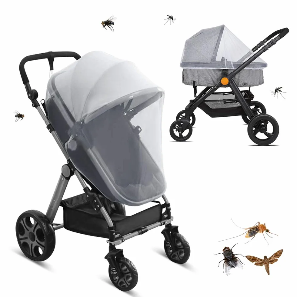 LEMESO Moustiquaire Poussette Universelle Anti-Insectes pour Bébés