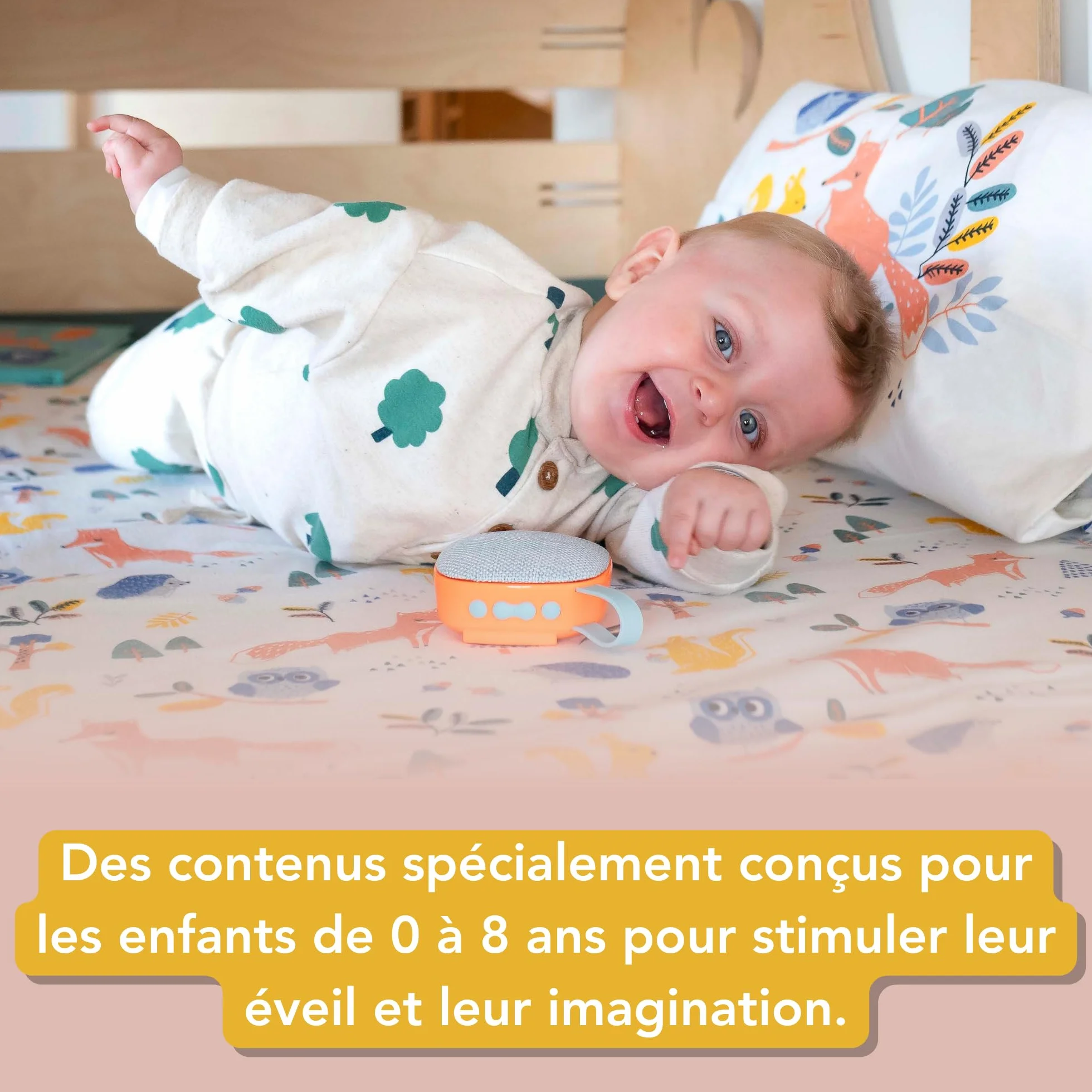 Maïa la Boite à Histoires et Musique pour Enfant 50 Titres 4H d'écoute 0-8 ans Comptines Berceuses Histoires Conteuse Personnalisable MP3