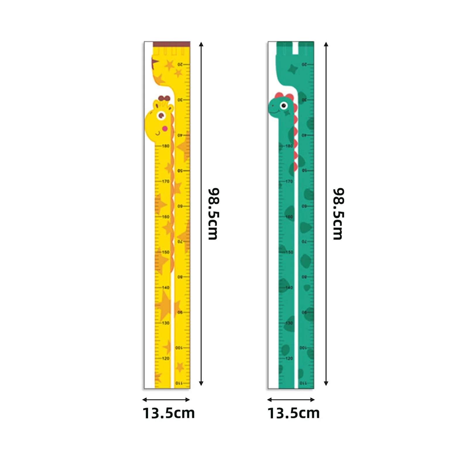 Toise Murale Enfant Autocollant Motif Dessin Animé Diagramme Taille Croissance Bébé Règle Hauteur 170 CM