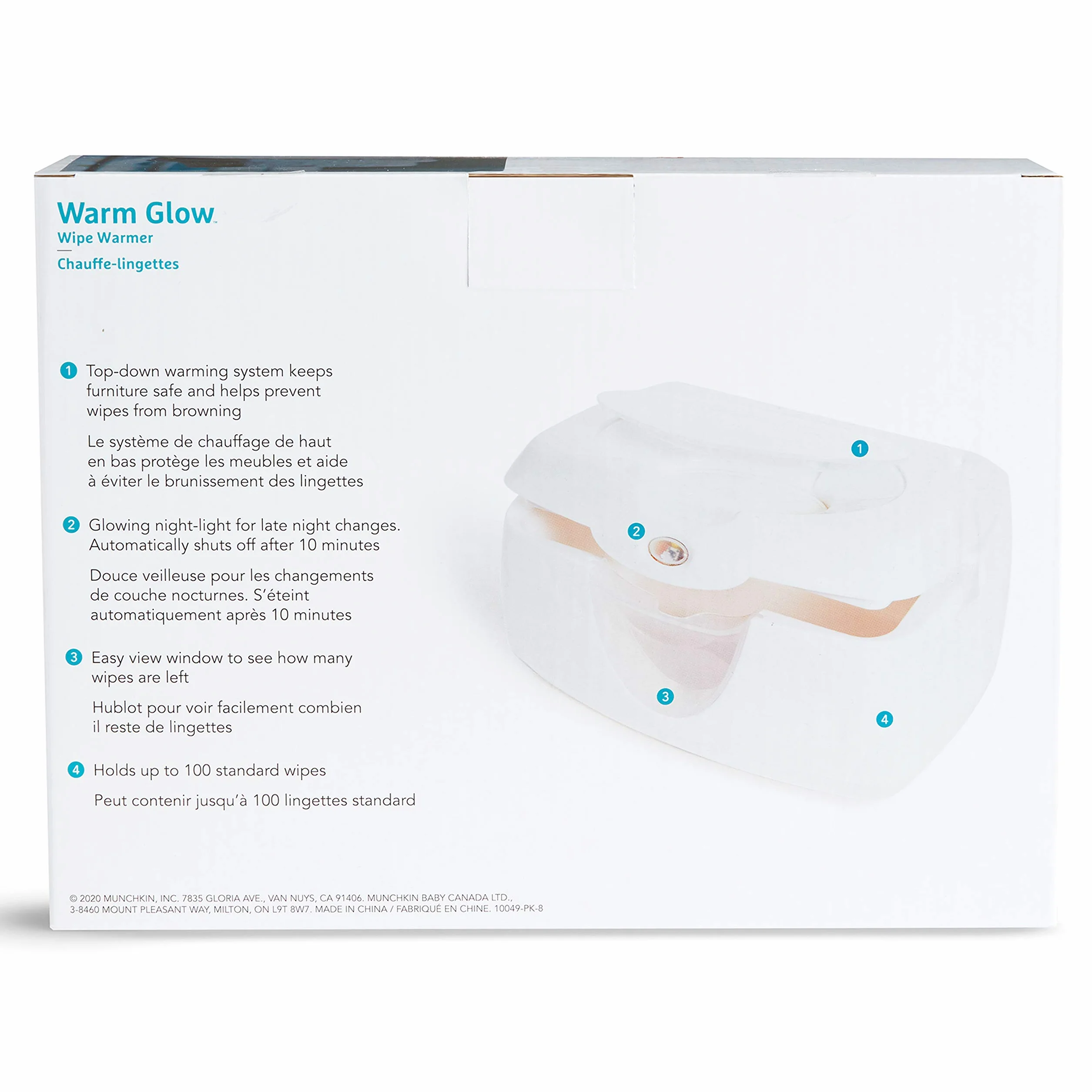 Munchkin Warm Glow Wipe Warmer