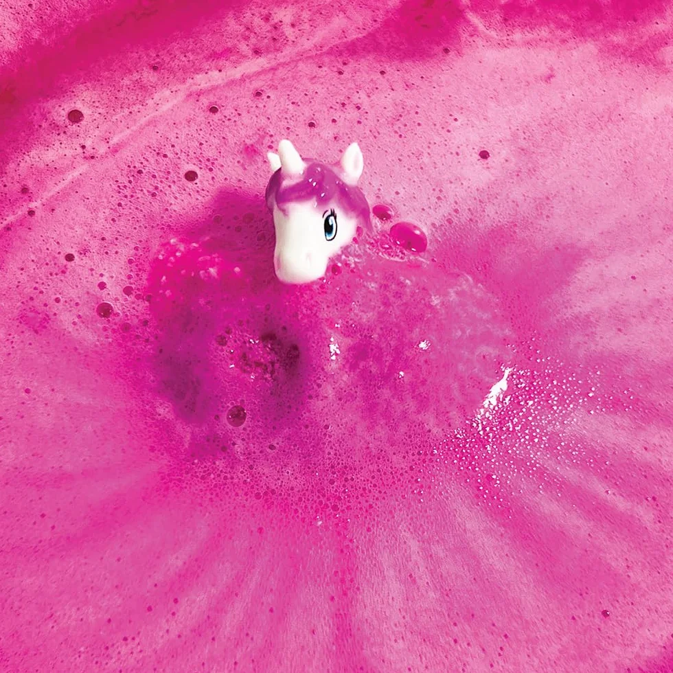 Lot de 6 Grandes Bombes de Bain Surprise Licorne avec Jouets Inclus, Coffret Cadeau Baff Bomb Effervescent